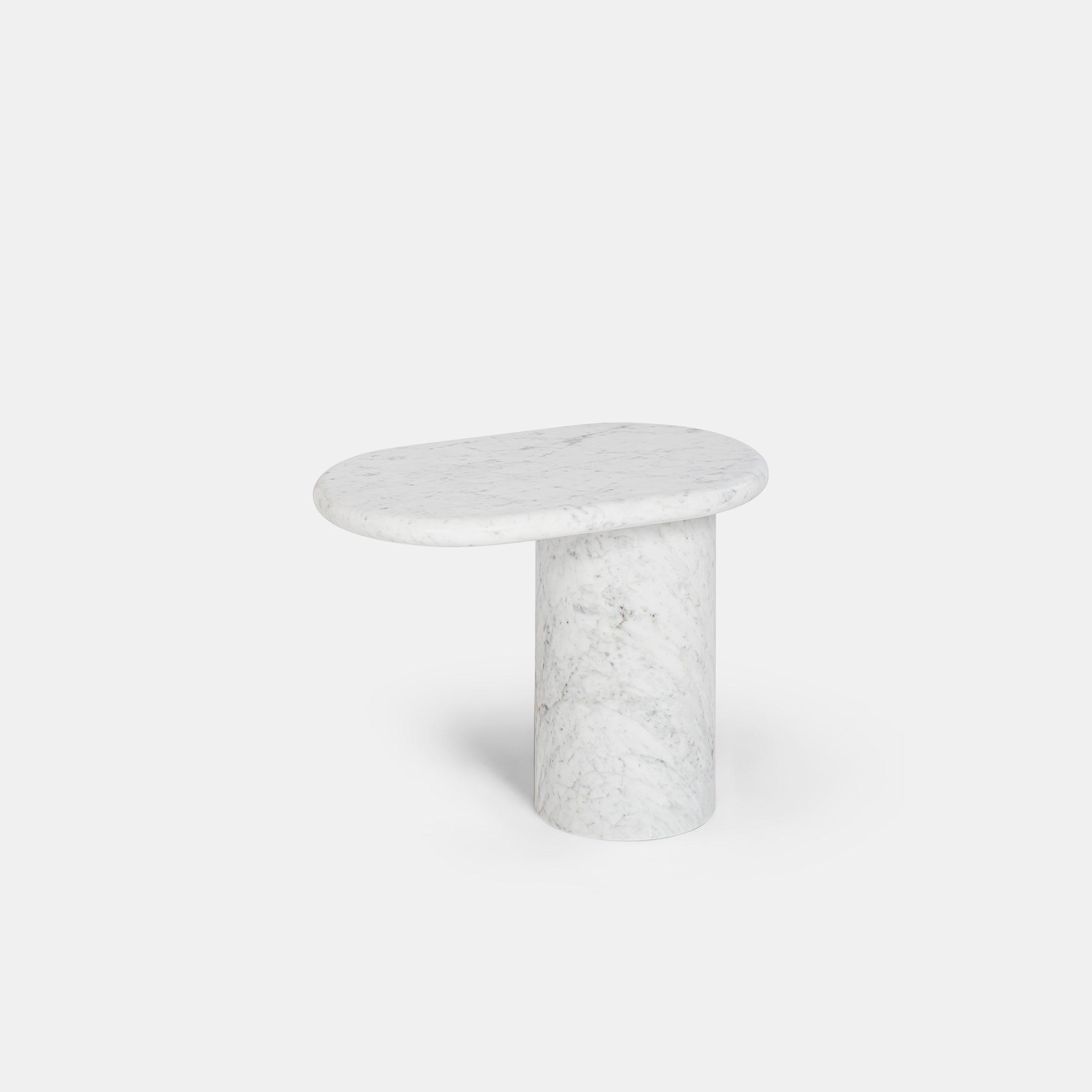 Cantilever Marble Side Table