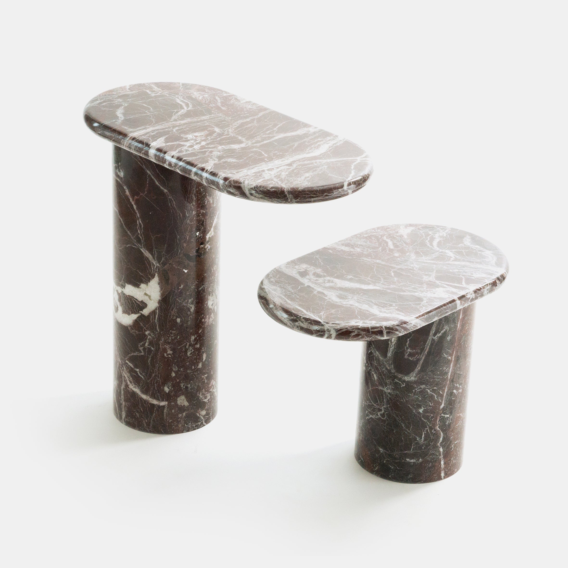Cantilever Marble Side Table