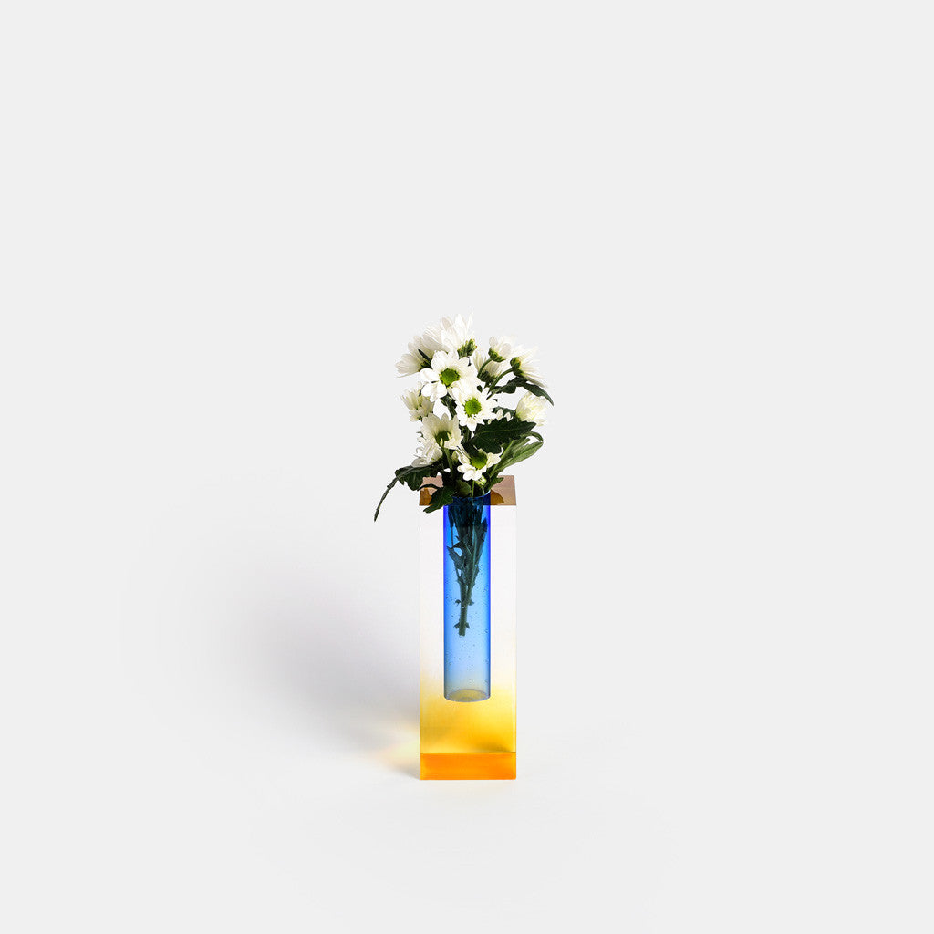 Mellow Vase - Yellow & Blue - Monologue London