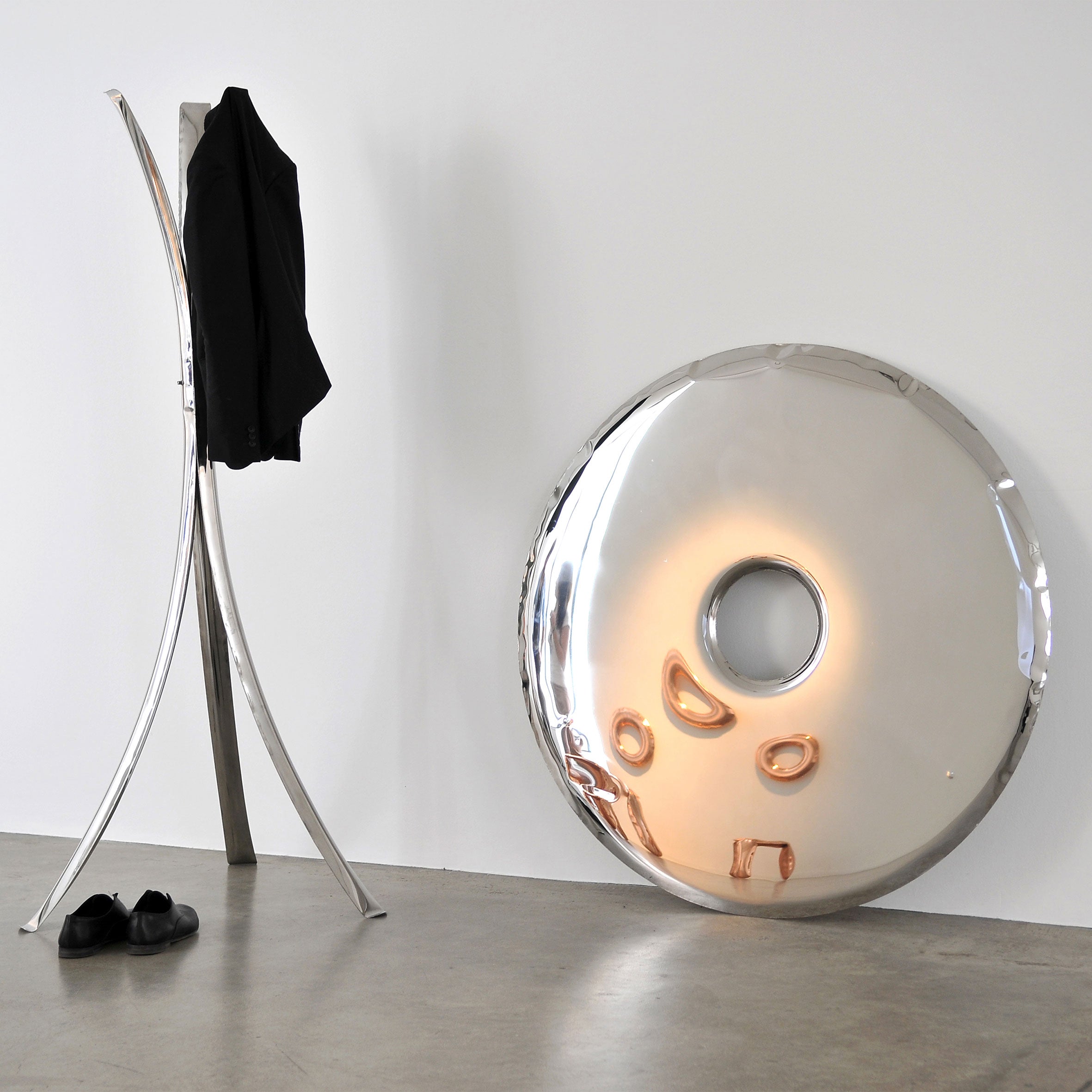 Rondo Mirror - Polished steel - Monologue London