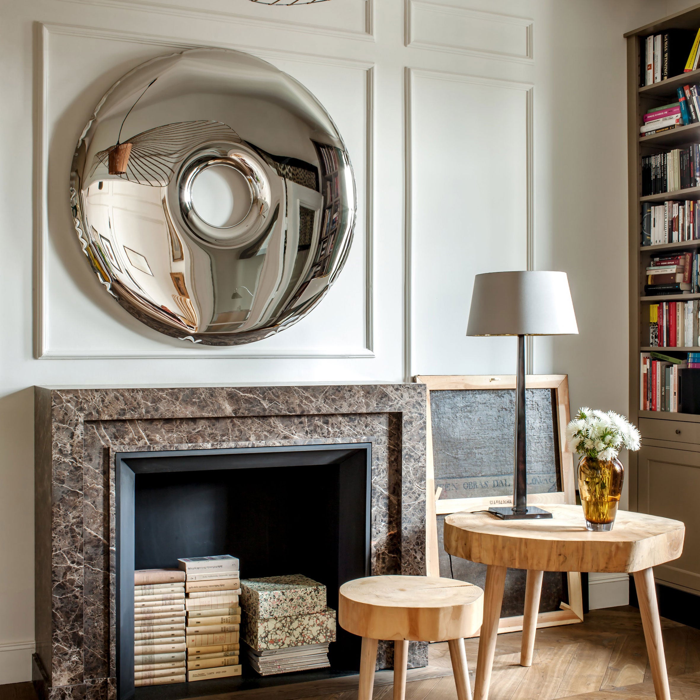 Rondo Mirror - Polished steel - Monologue London