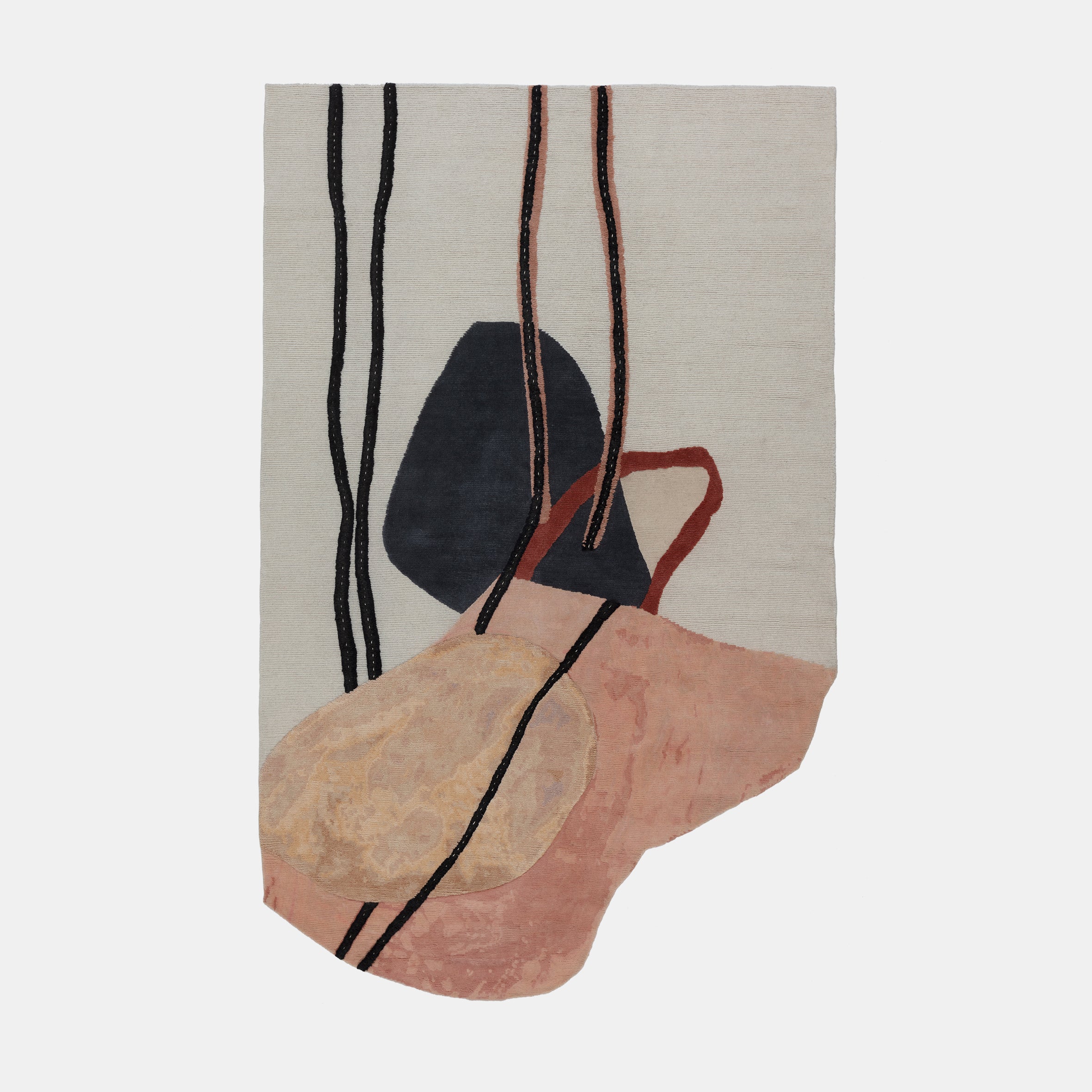 Seated Nude Rug - Monologue London