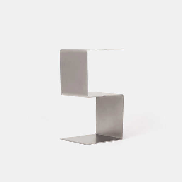 S Stainless Steel Side Table