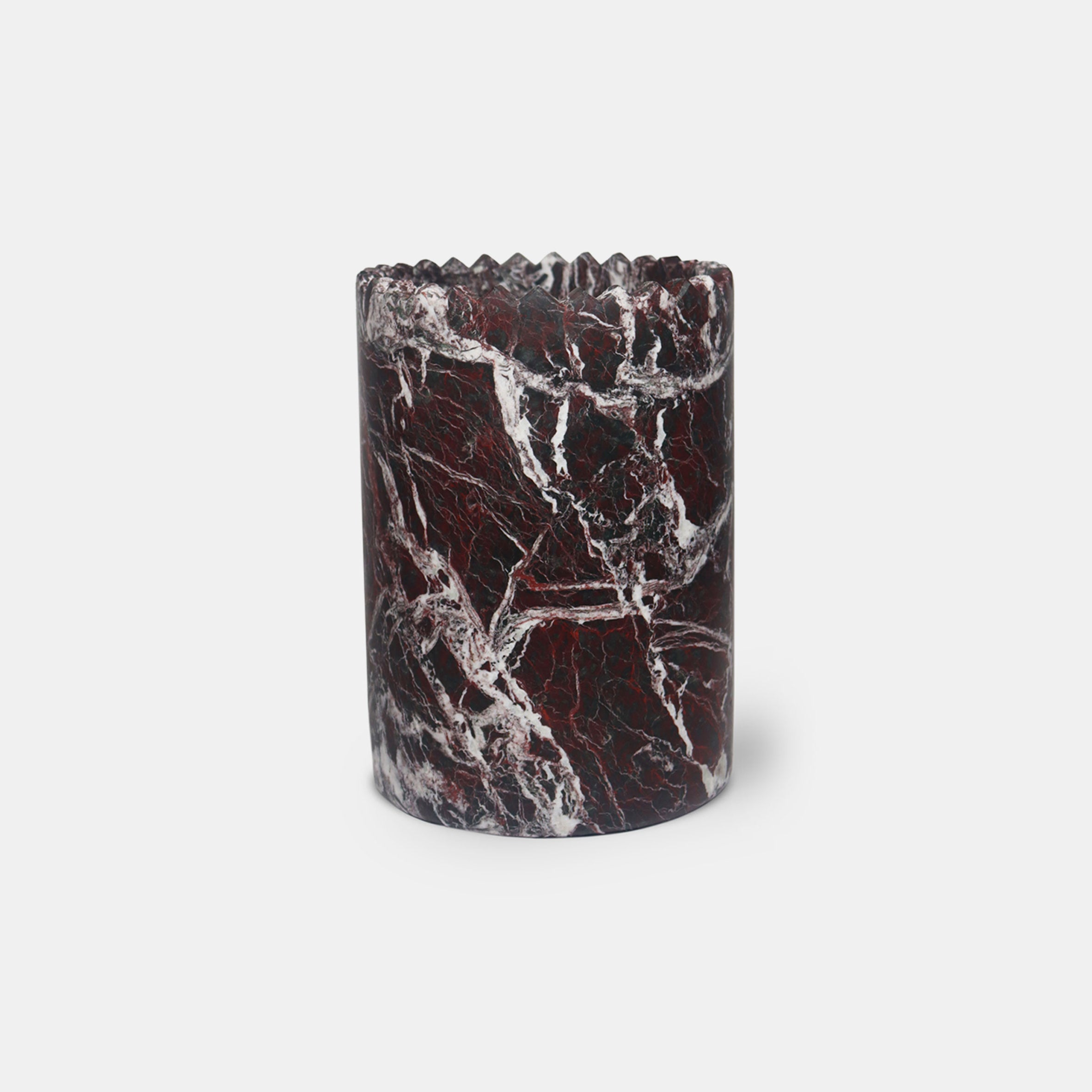 Triangoli Vase L - Red Levanto