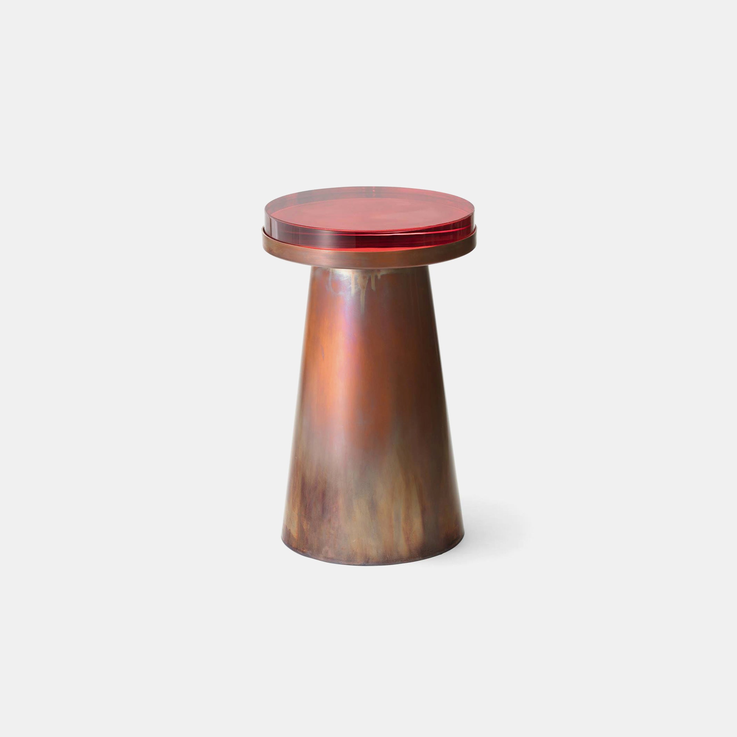 Material Container Stool - Copper
