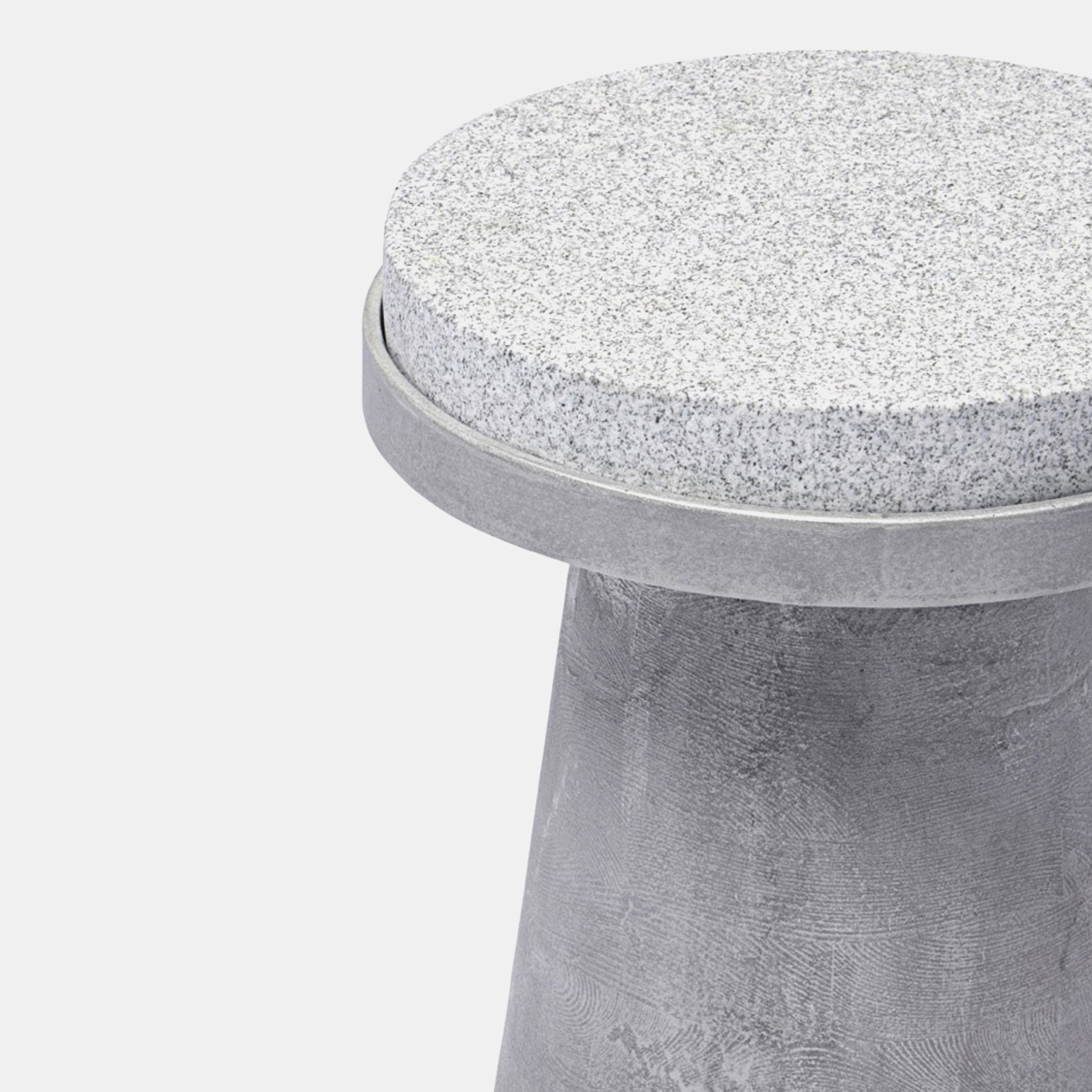 Material Container Stool - Aluminium