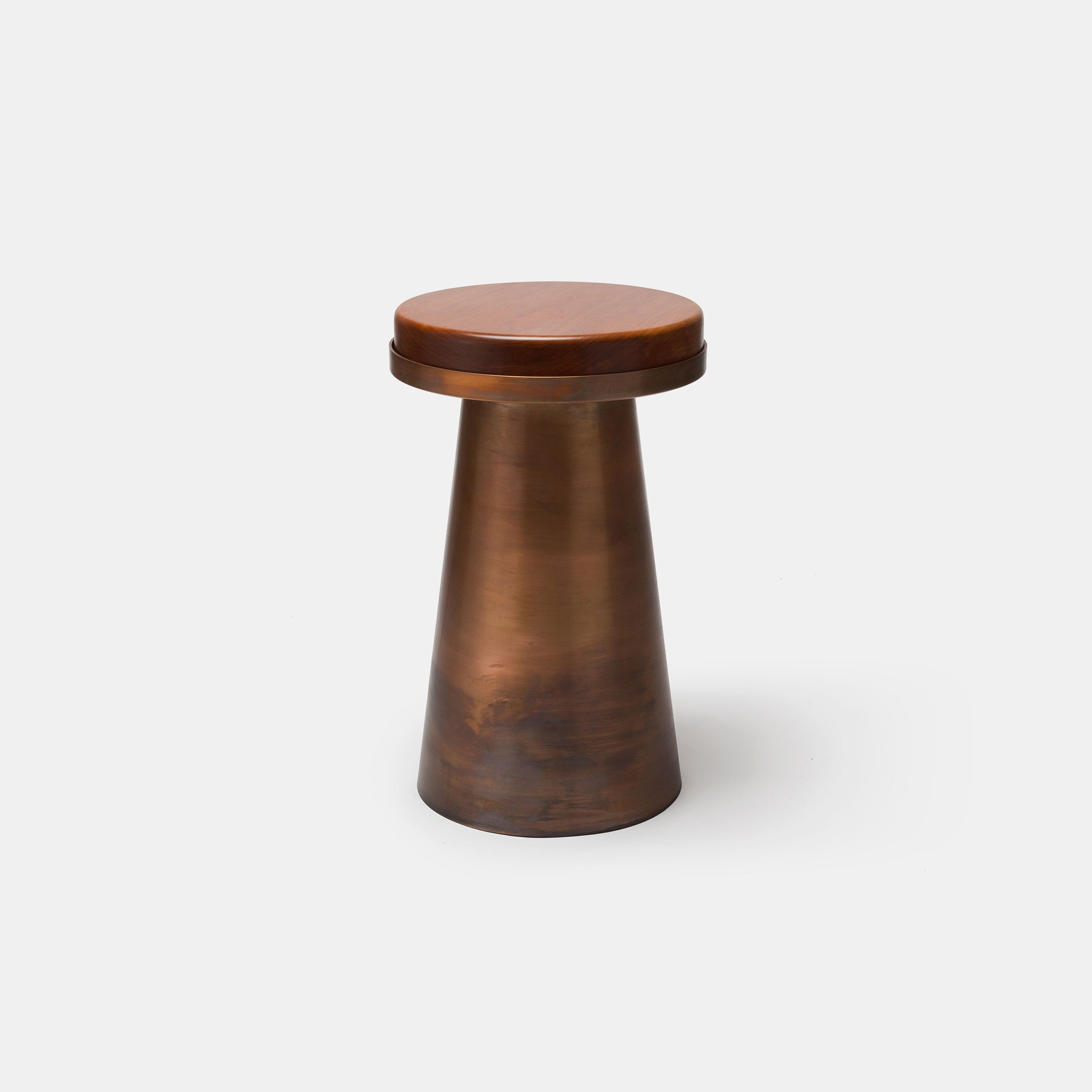Material Container Stool - Copper