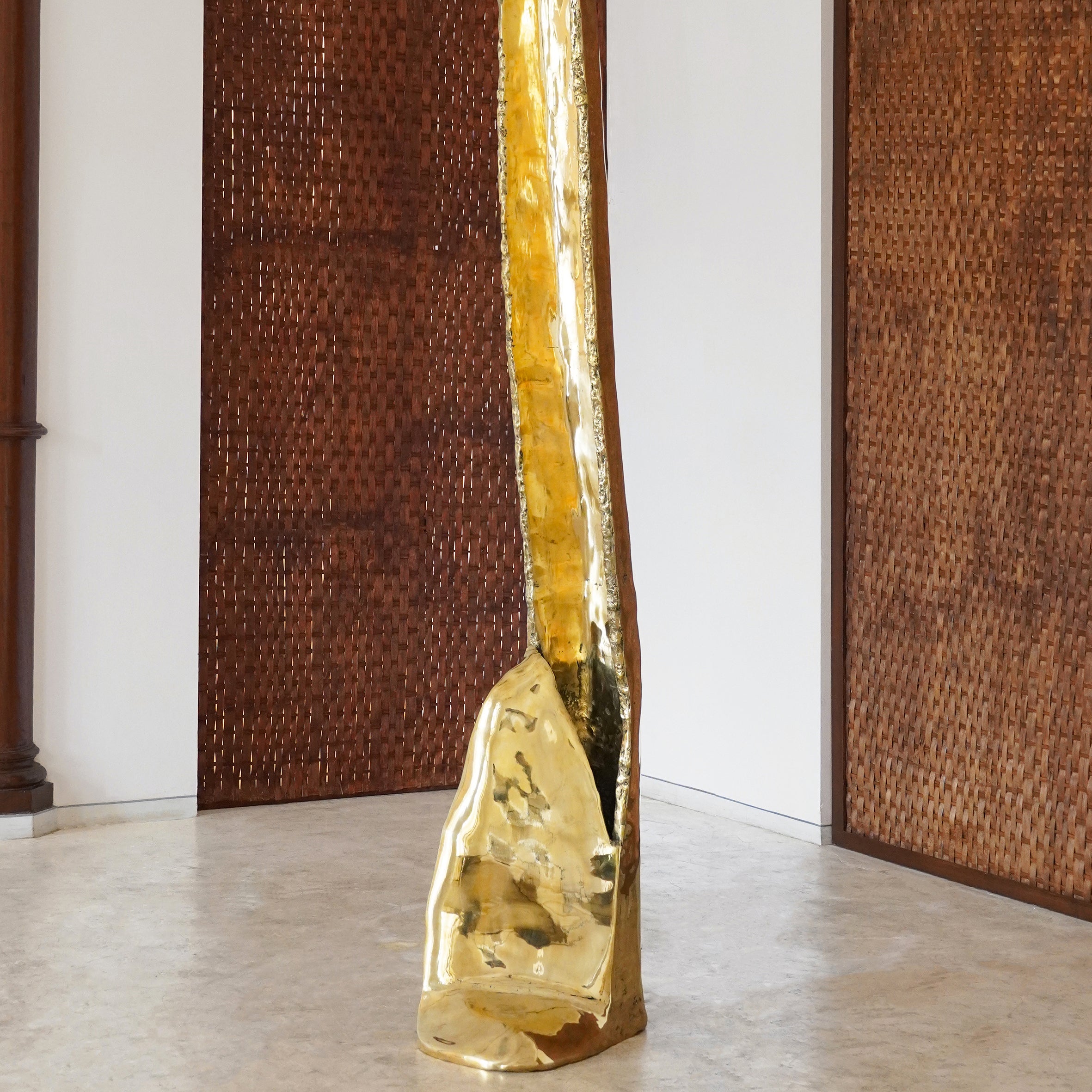 Waxed Floor Lamp
