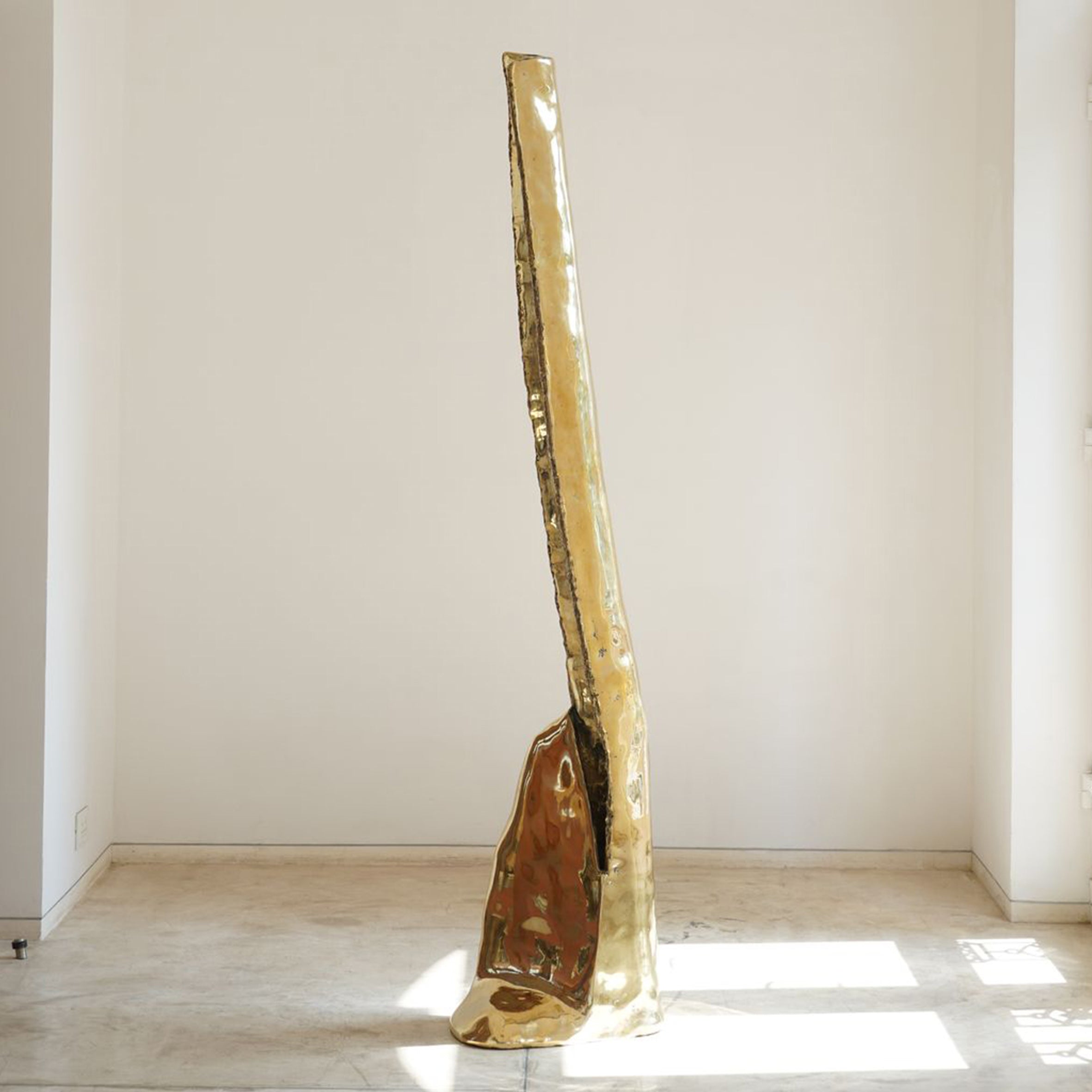 Waxed Floor Lamp