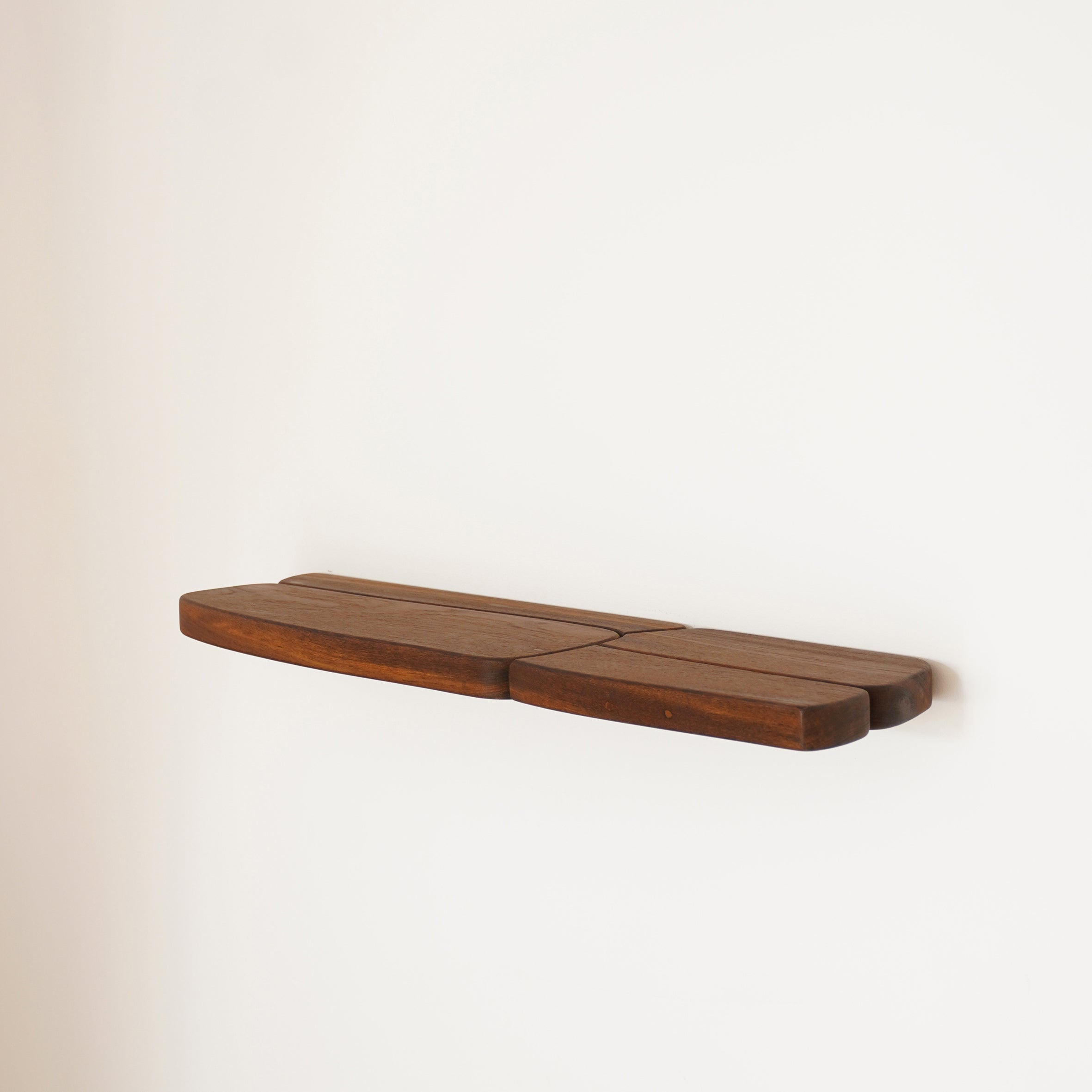 Slabs Teak Wall Shelf