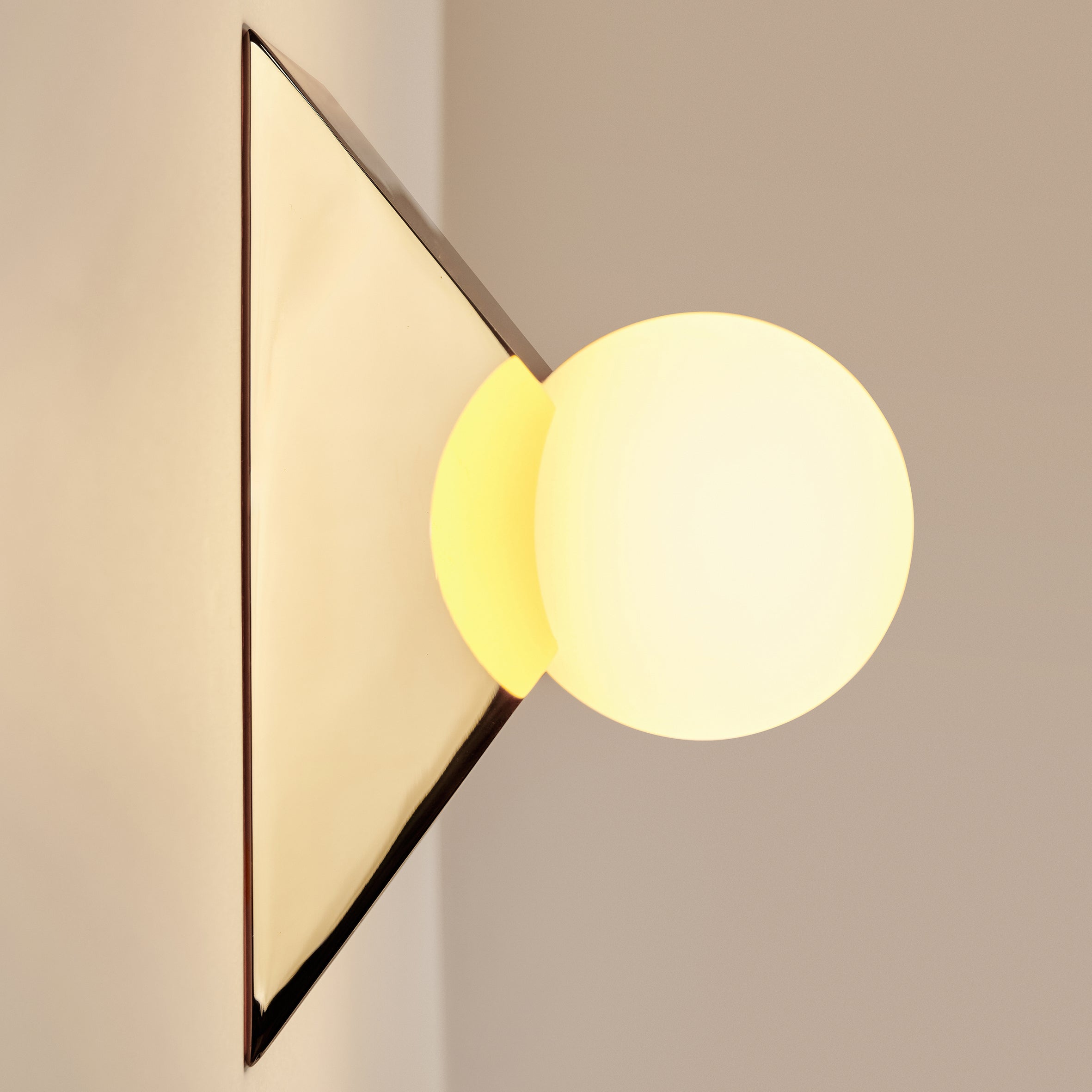 Pyramid Sconce