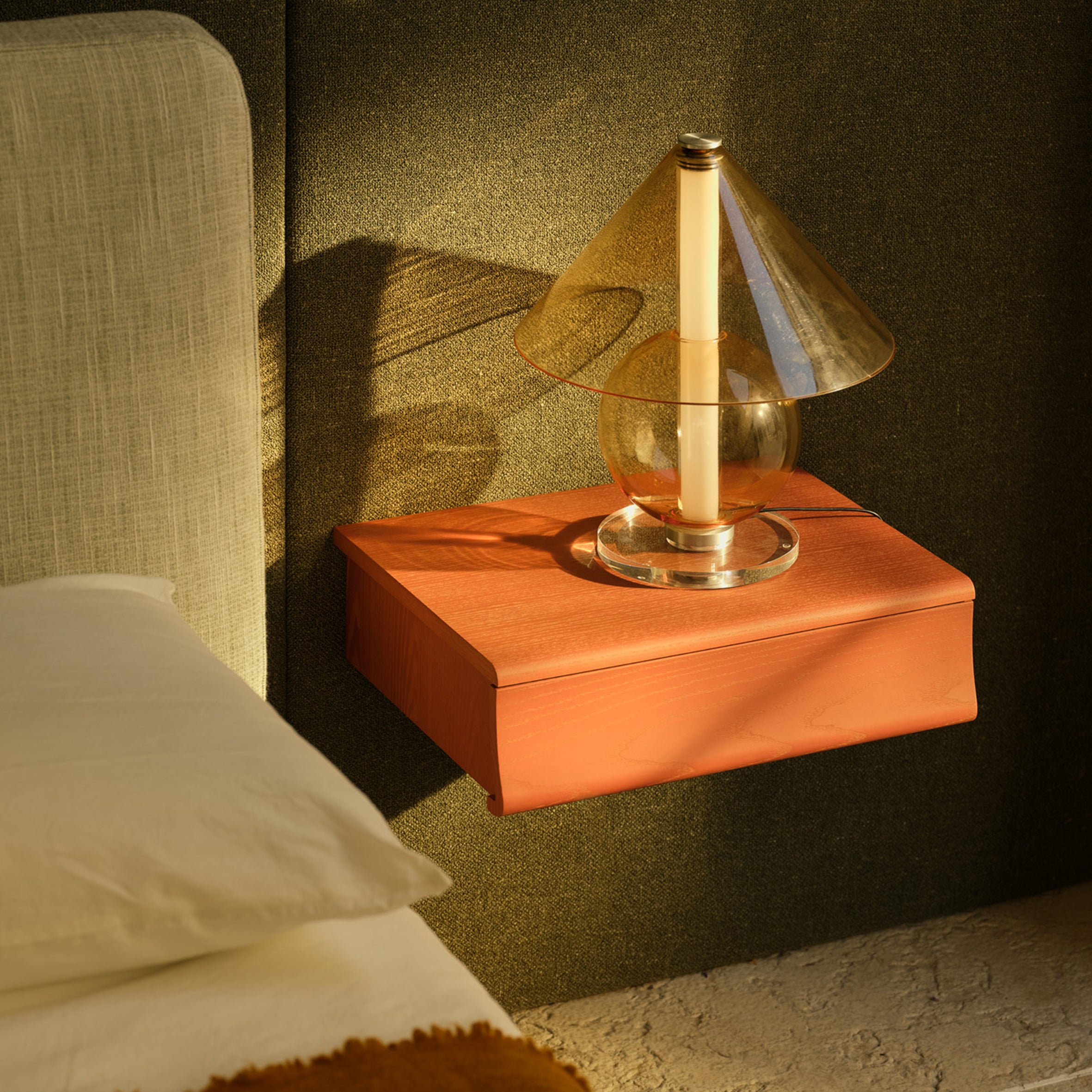 Rideaux Suspended Bedside Table