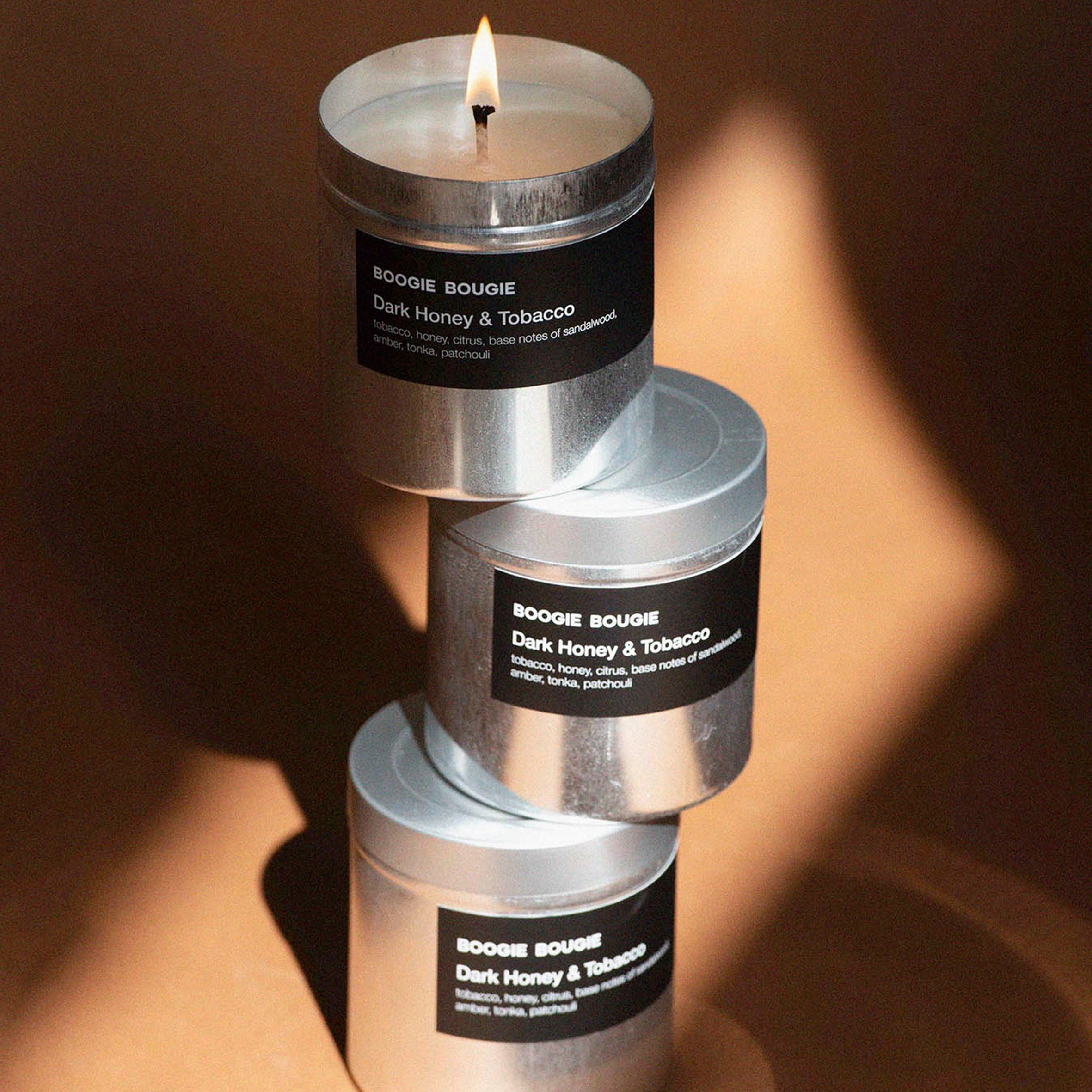 Scented Candle - Dark Honey & Tobacco