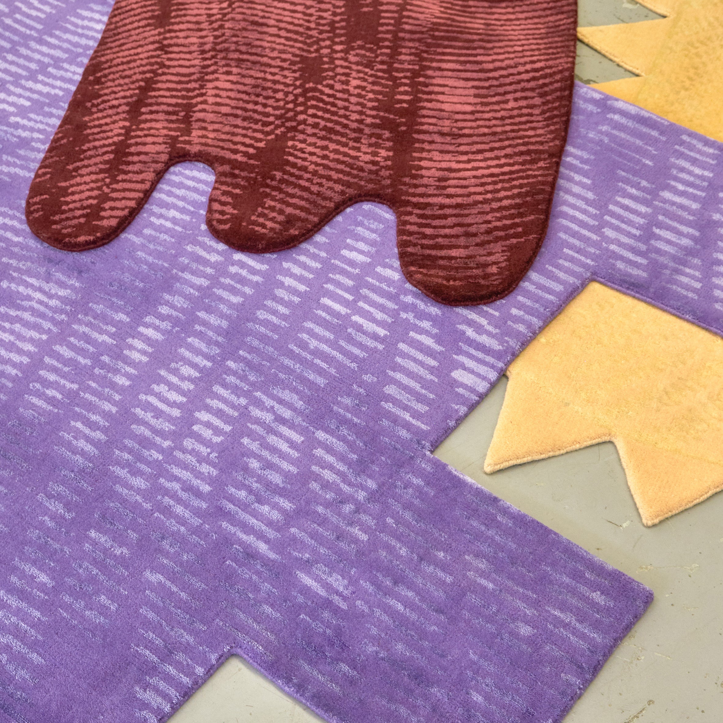 Moiré Zig-Zag Rug