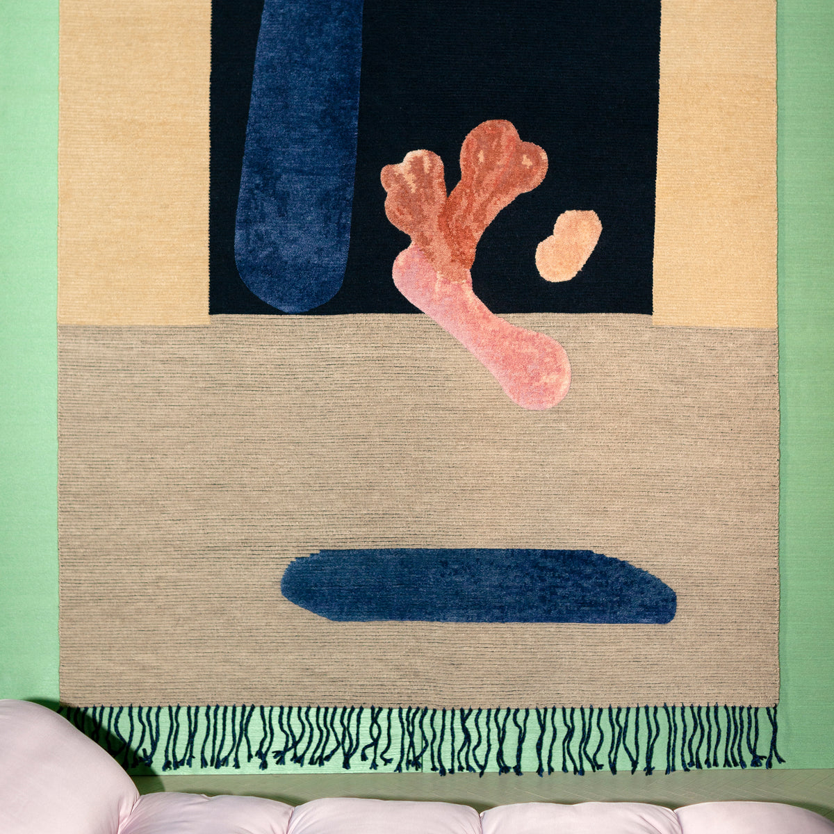 Rude Rug Rude - Bits in Space Rug | cc-tapis | Monologuelondon.com
