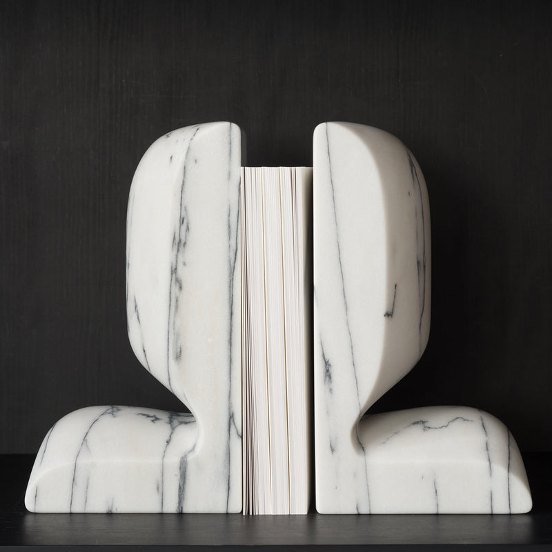 SLO Bookends - White Acquatico