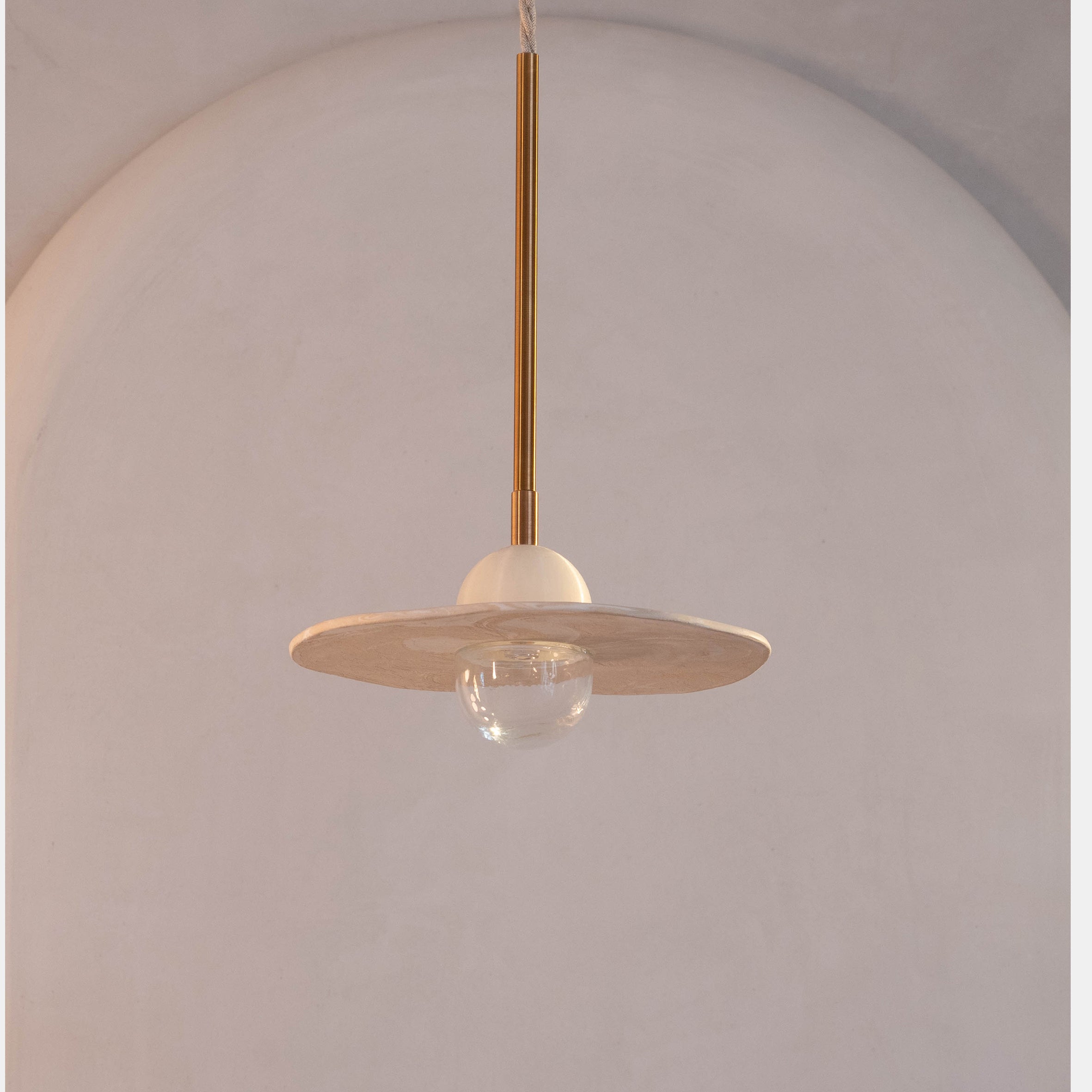 Organic Ceramic Pendant