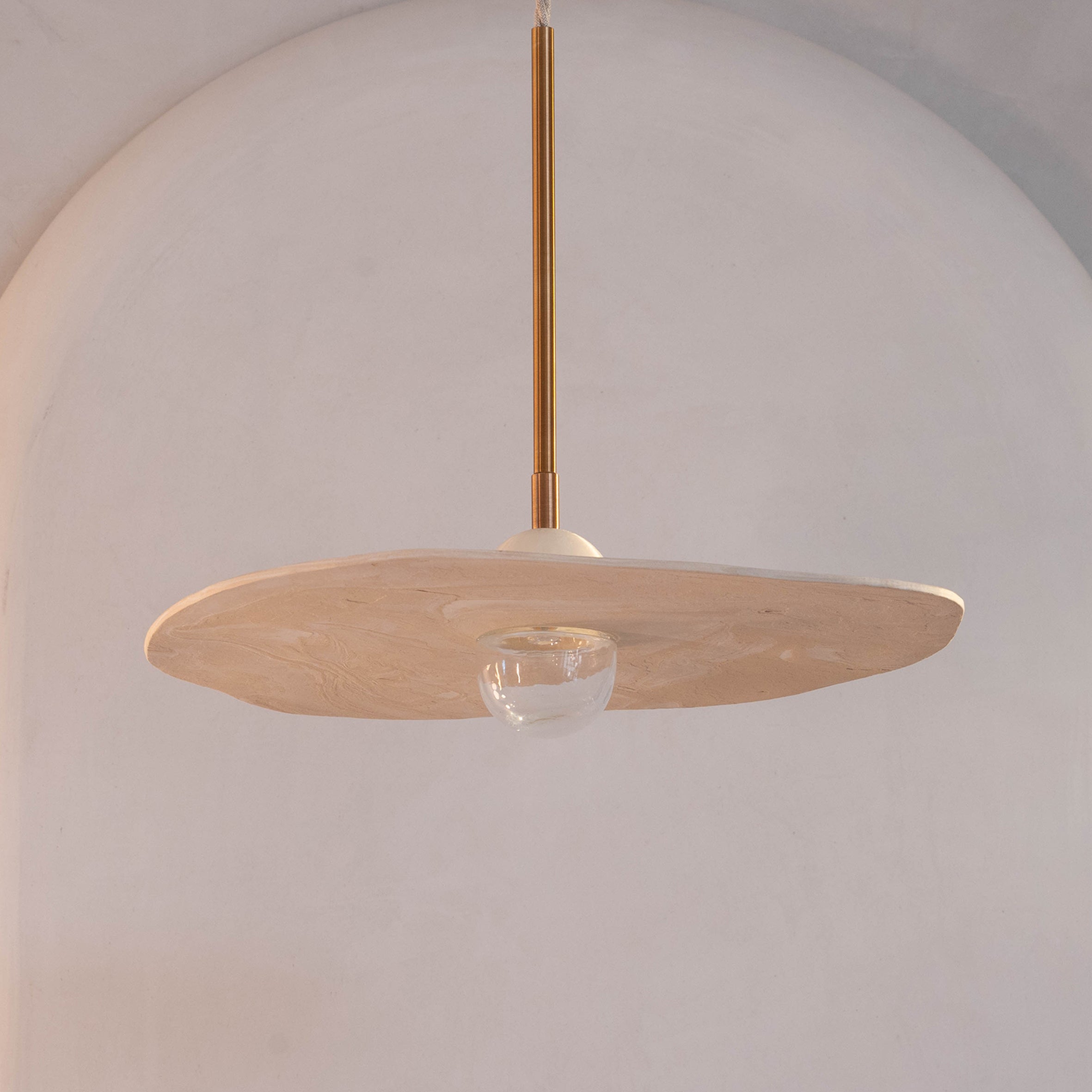 Organic Ceramic Pendant