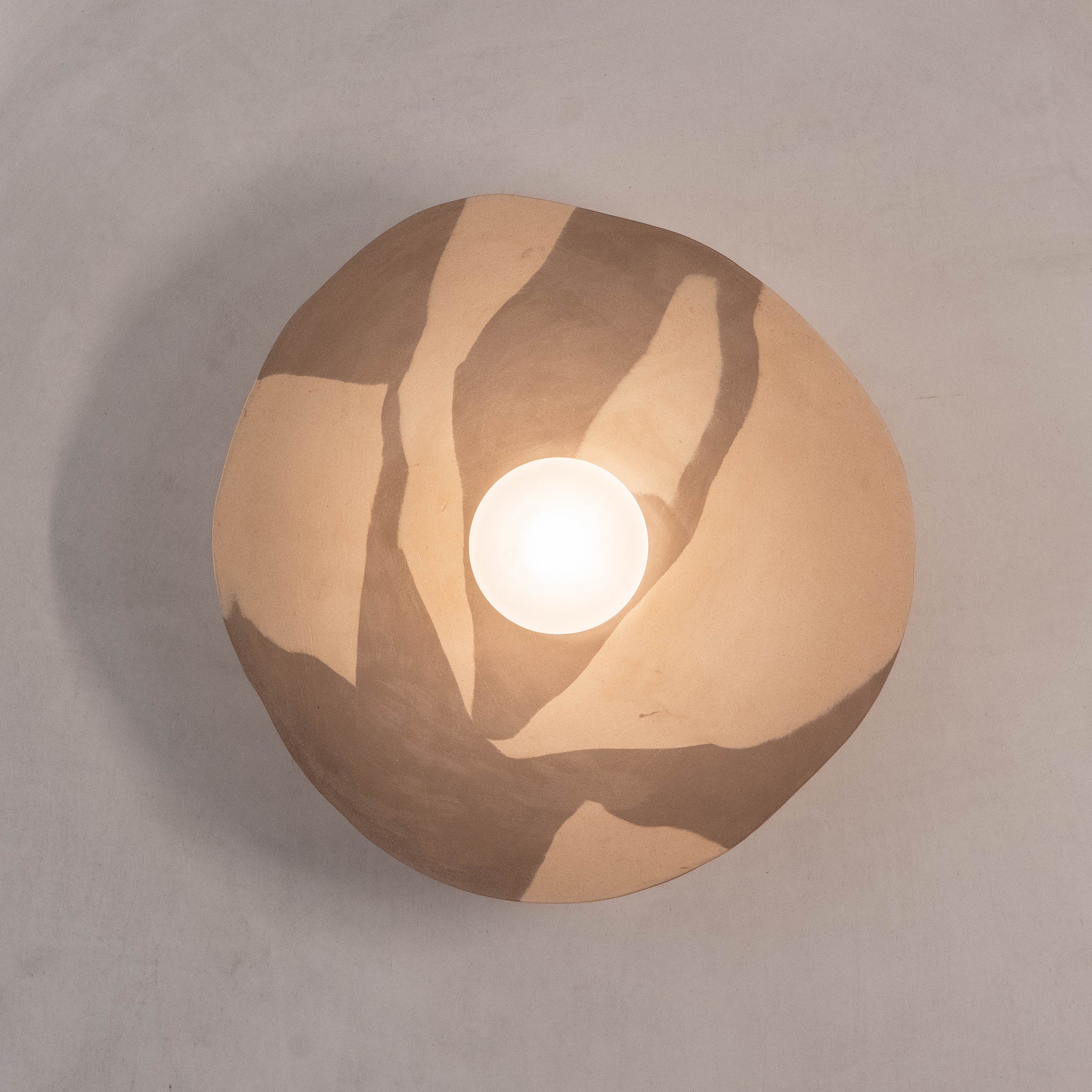 Organic Ceramic Wall Light