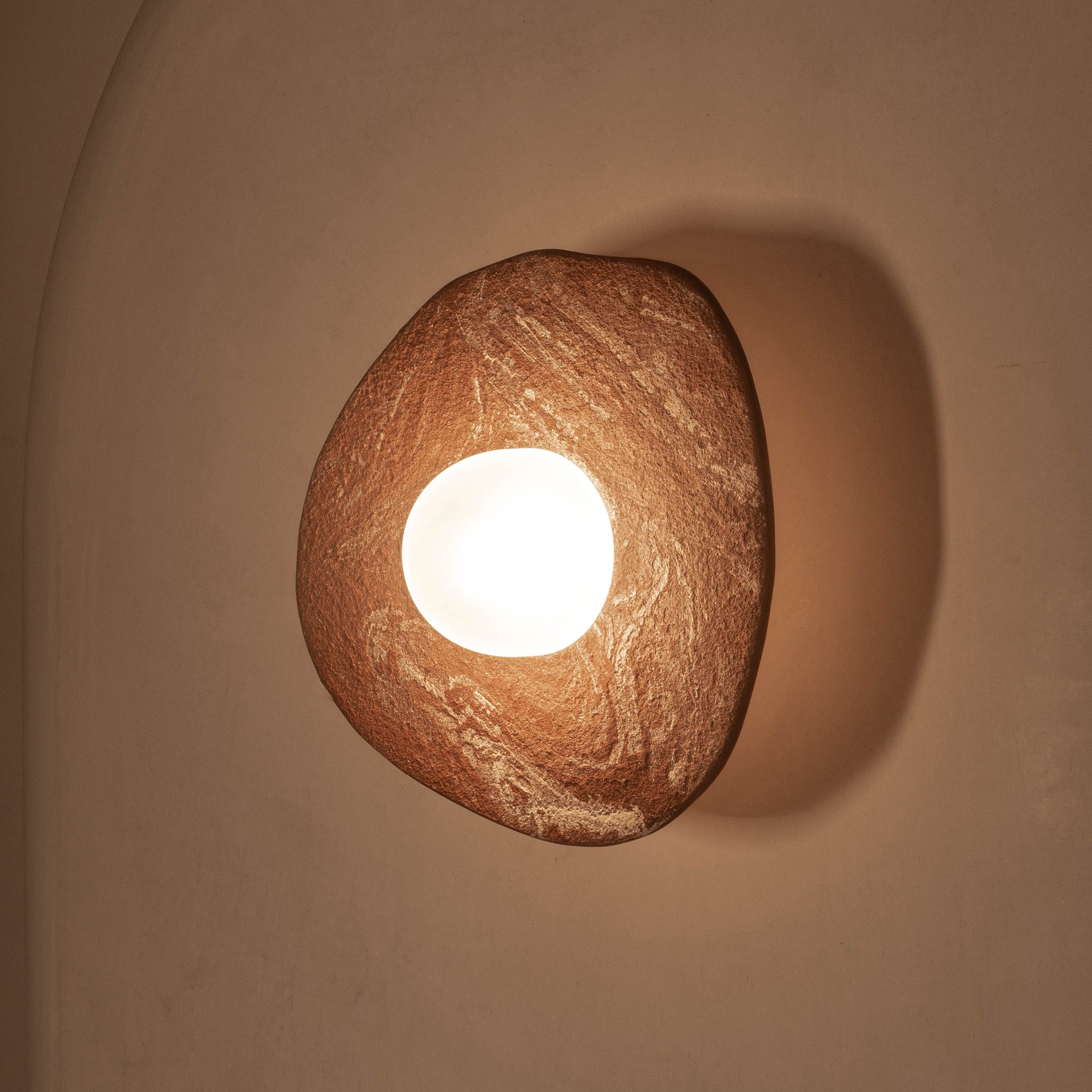 Organic Ceramic Wall Light