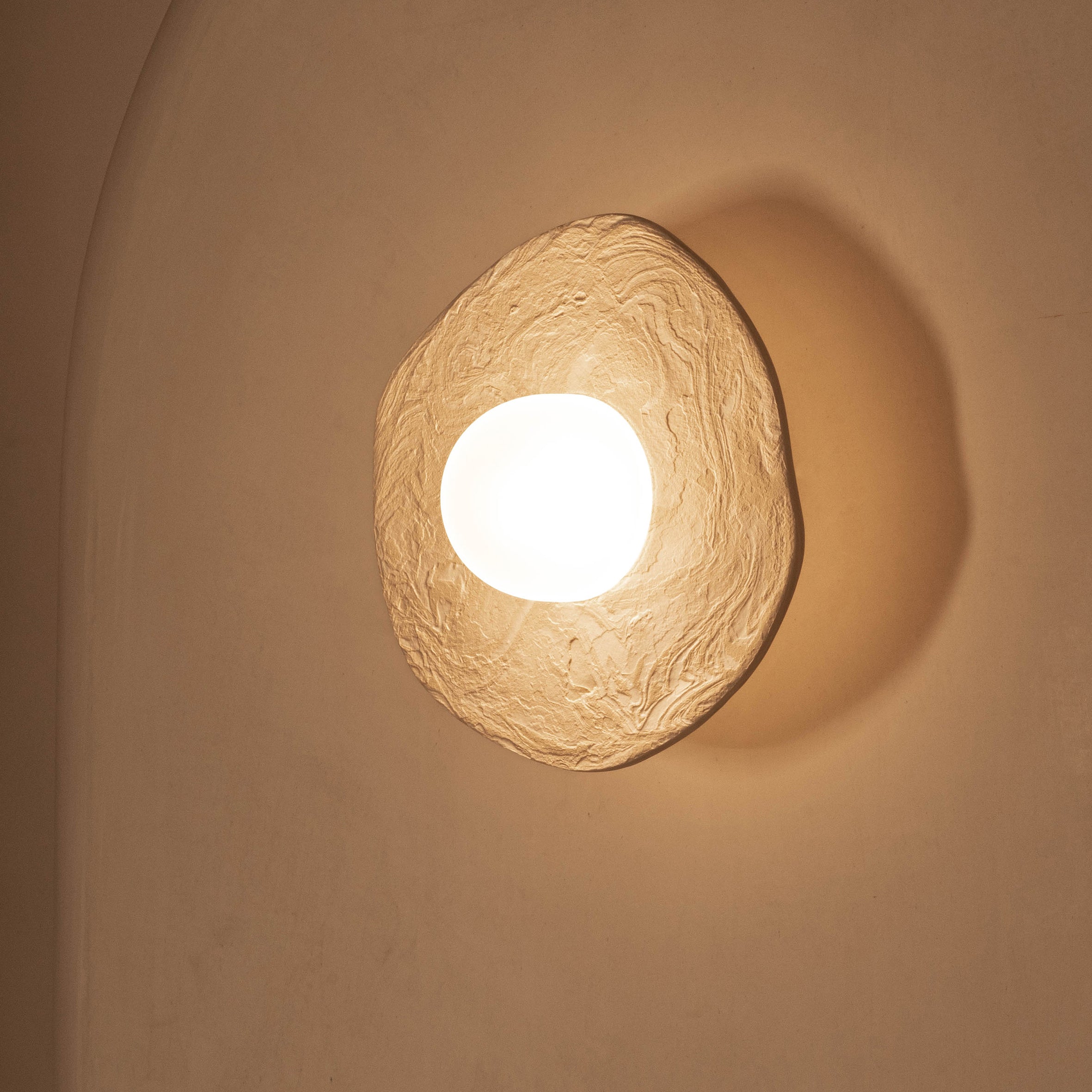 Organic Ceramic Wall Light