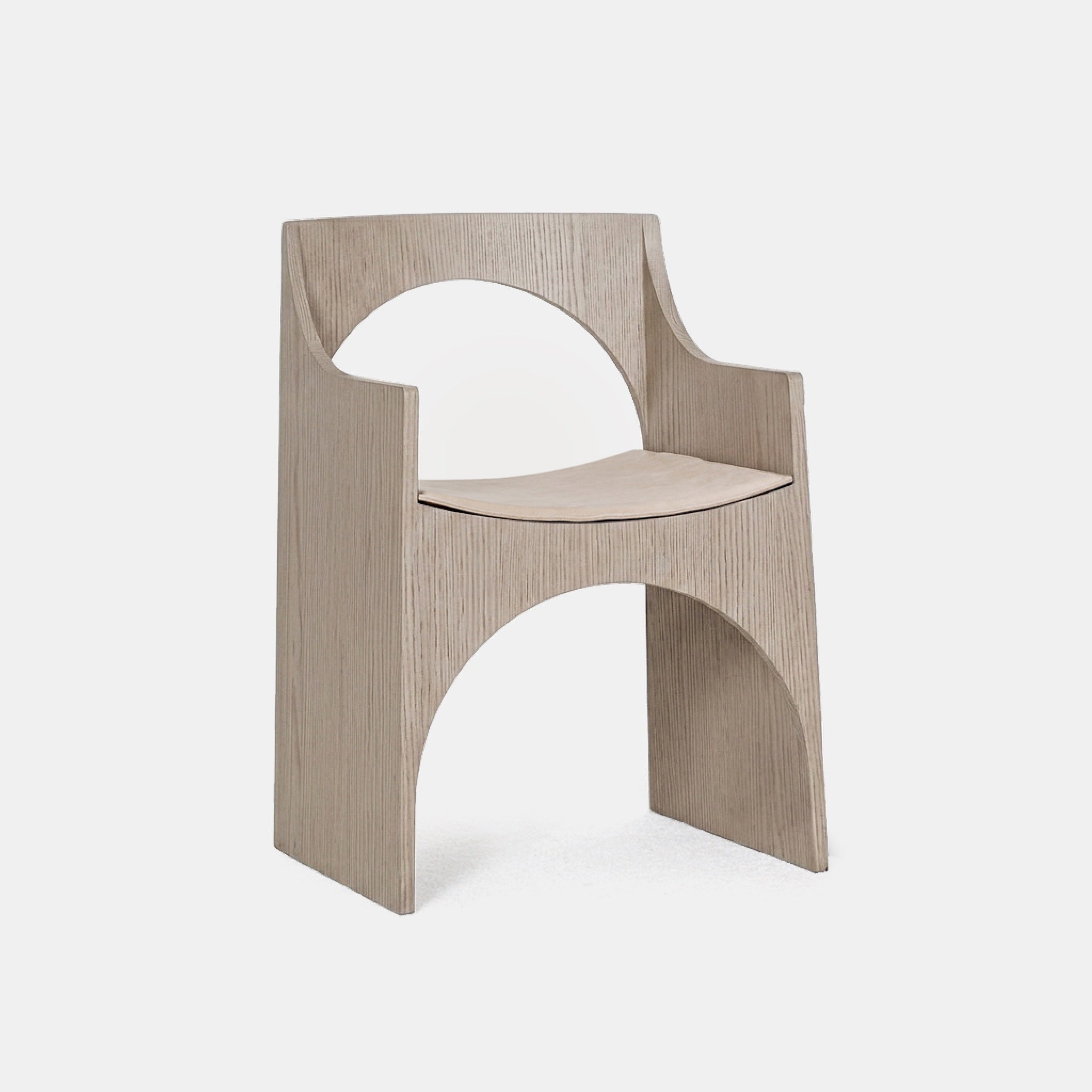CLE Chair with Leather Pad - Set of 2