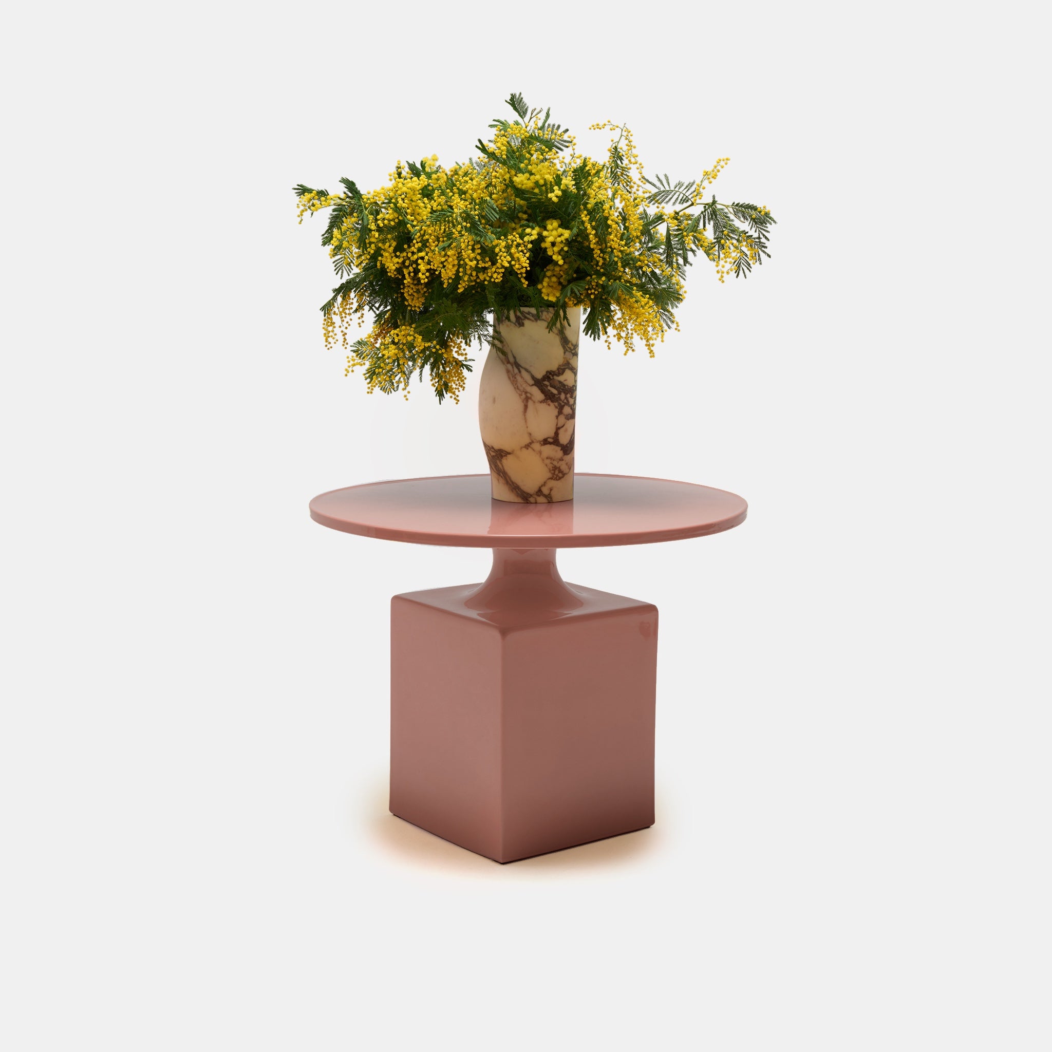 OUK2 Enameled Ceramic Side Table