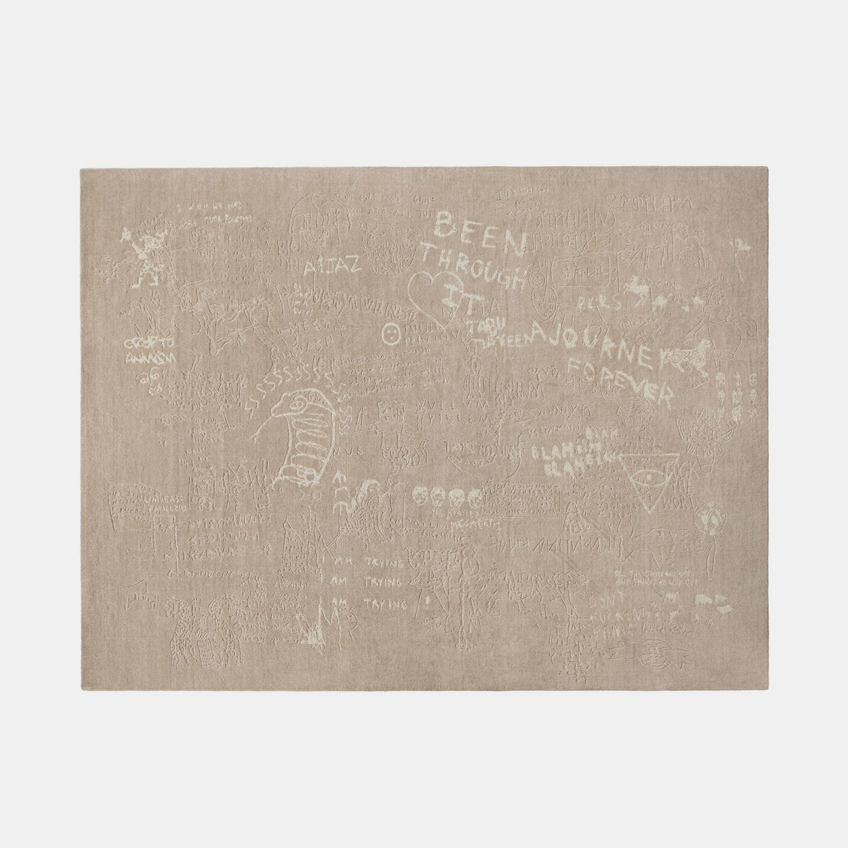 Hypercode Rug - Stone Grey