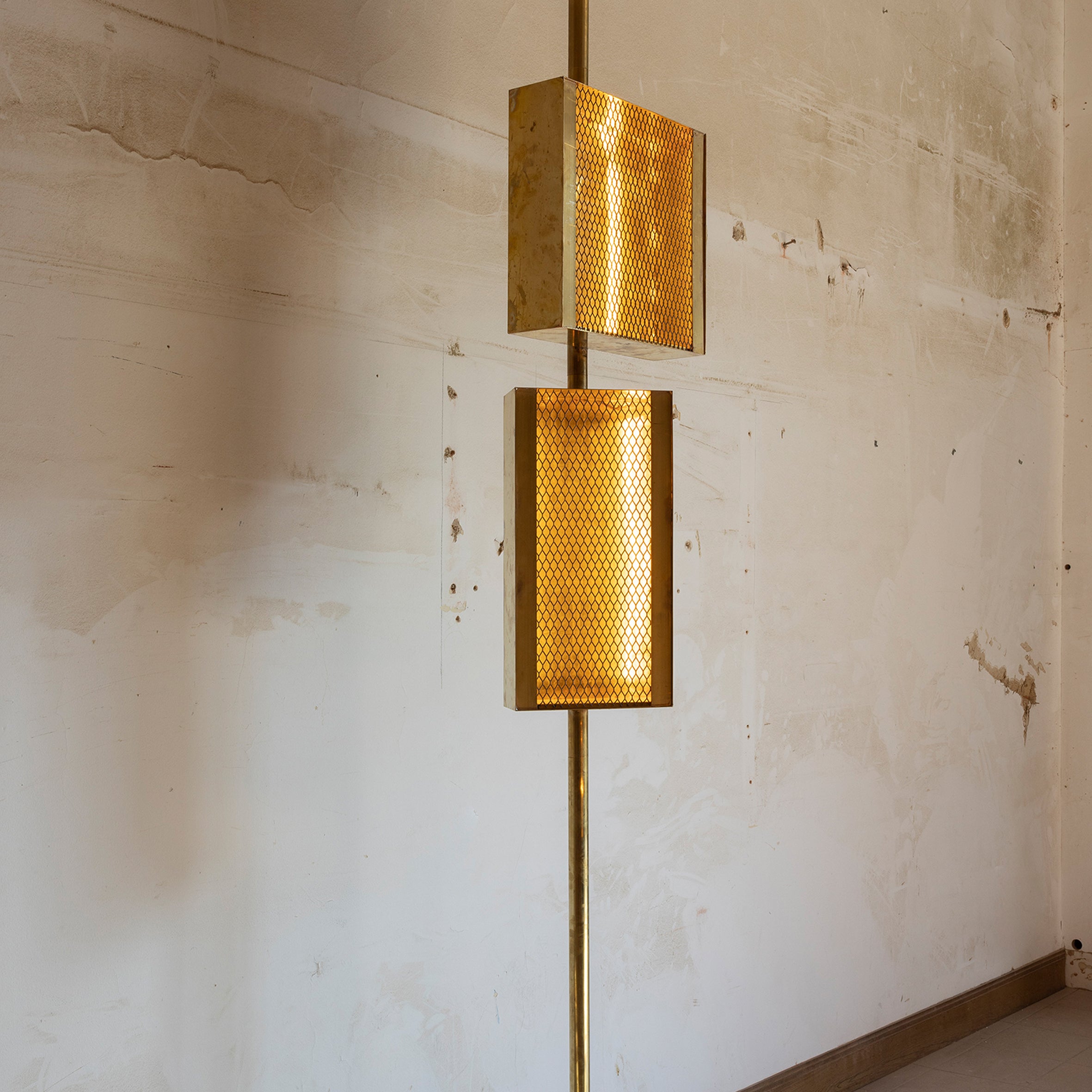 Poledancers Floor to Ceiling Lamp - Monologue London