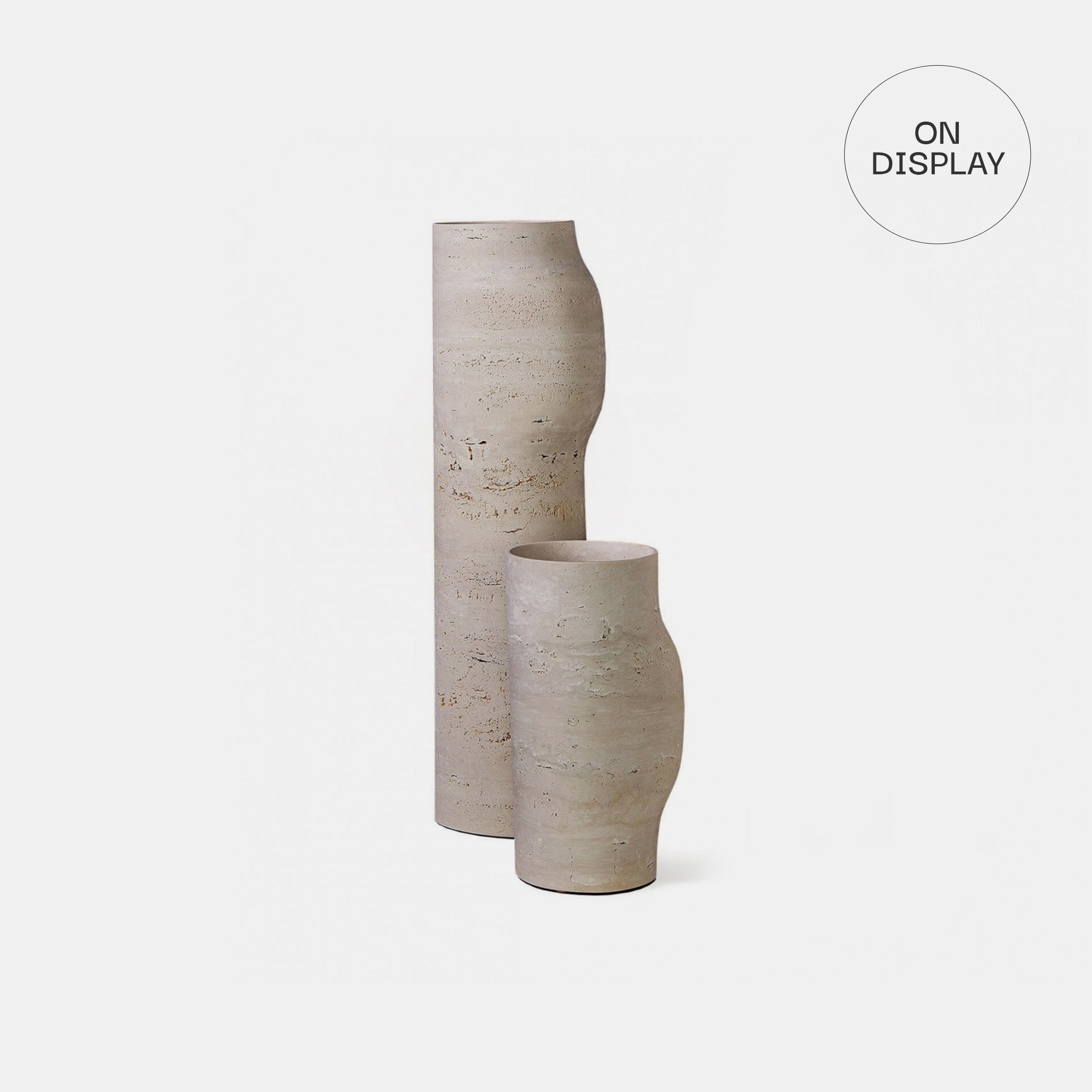 BOS Vase - Travertine
