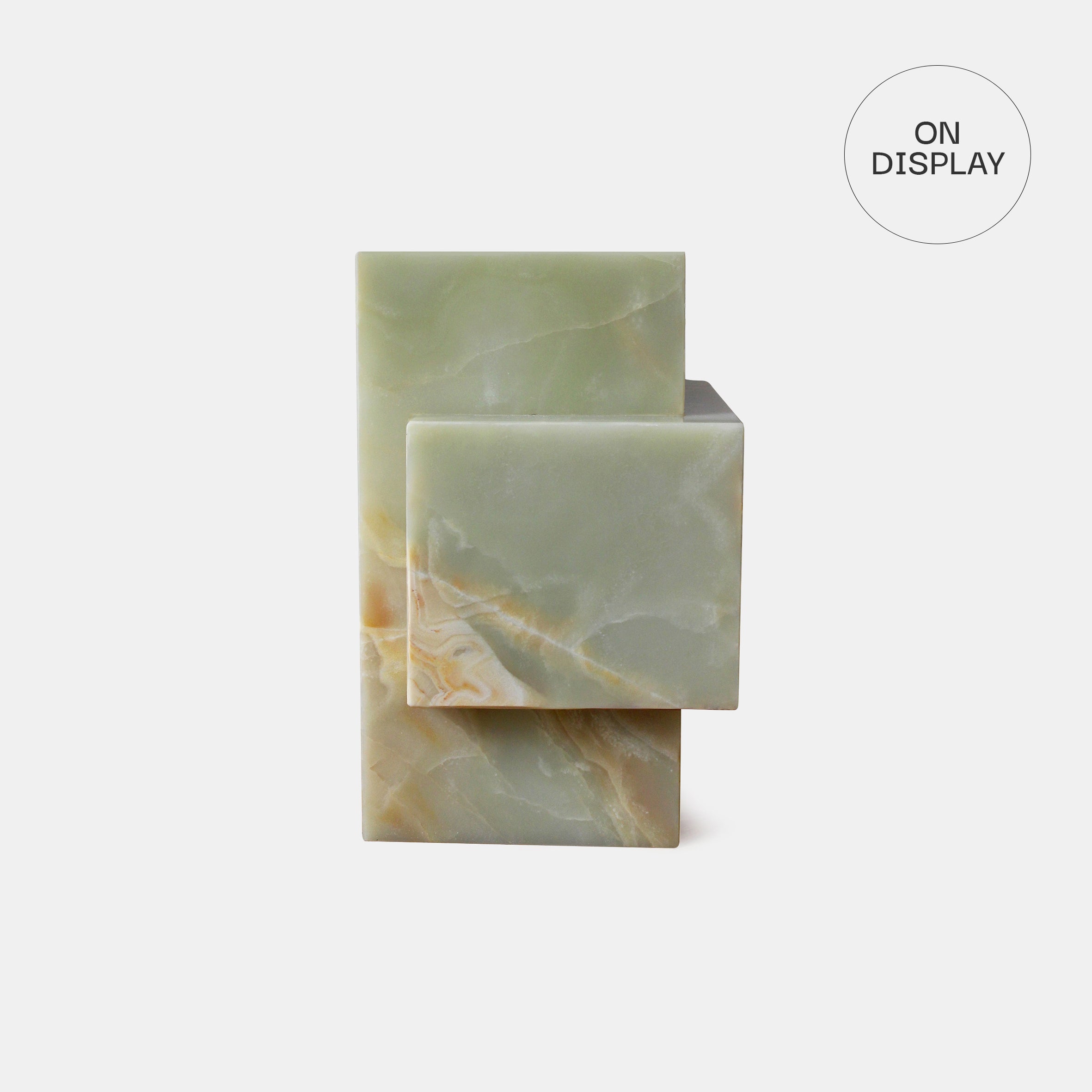 Ella Side Table Green Onyx