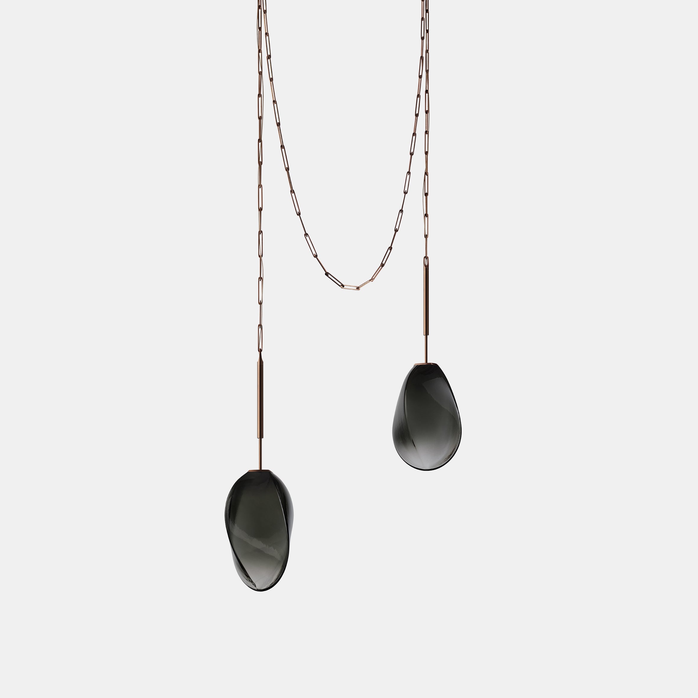 Solace Double Chain + Loop Pendant