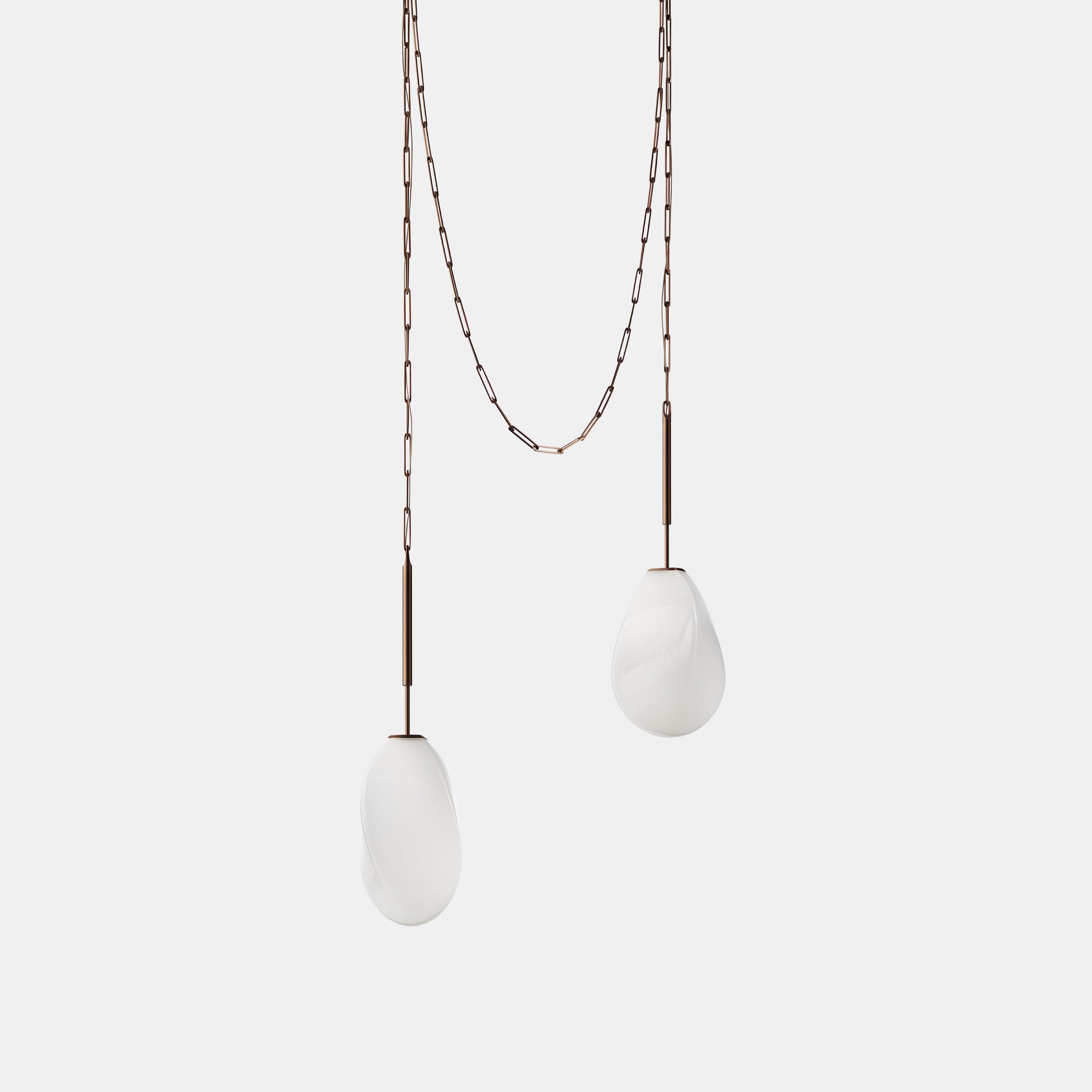 Solace Double Chain + Loop Pendant