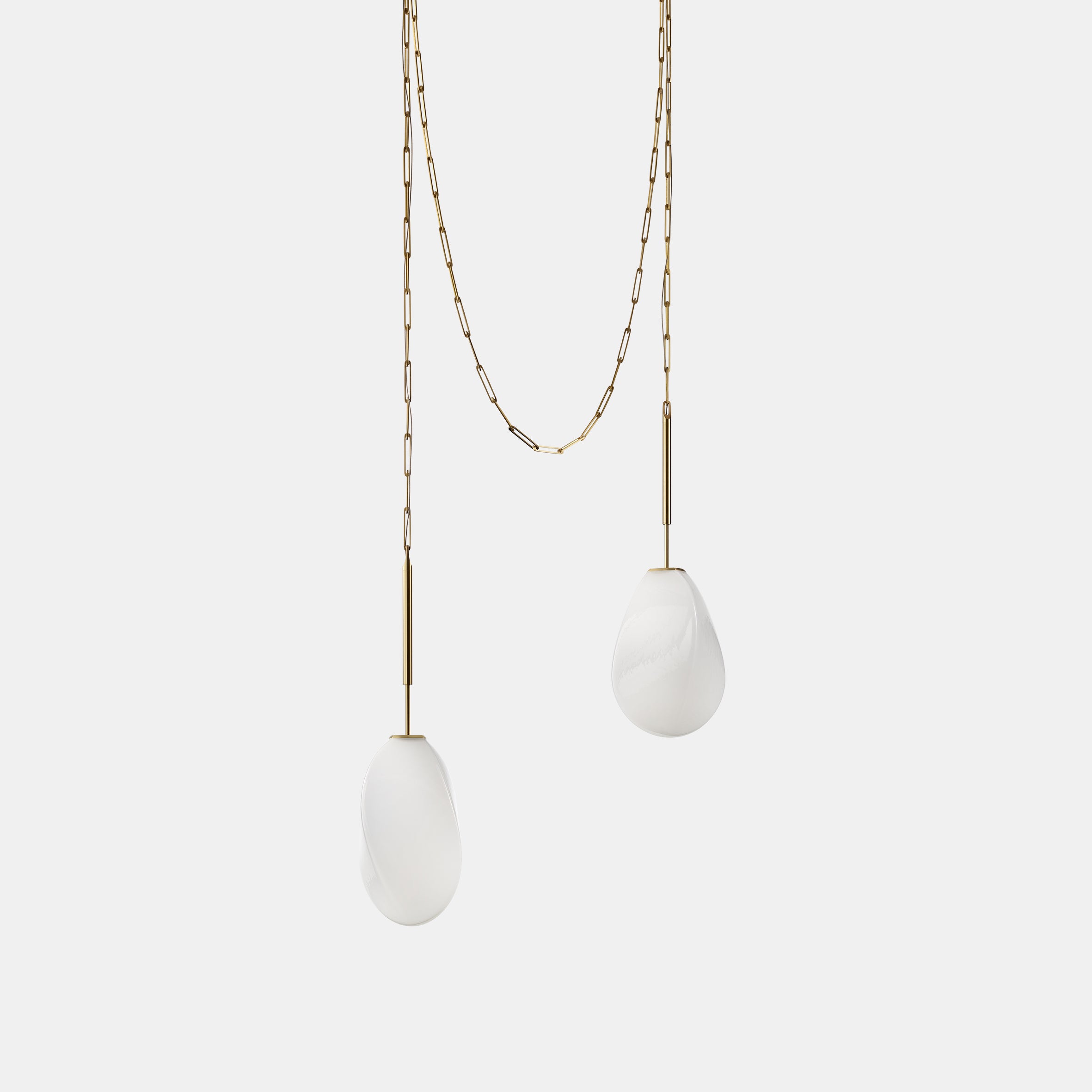 Solace Double Chain + Loop Pendant
