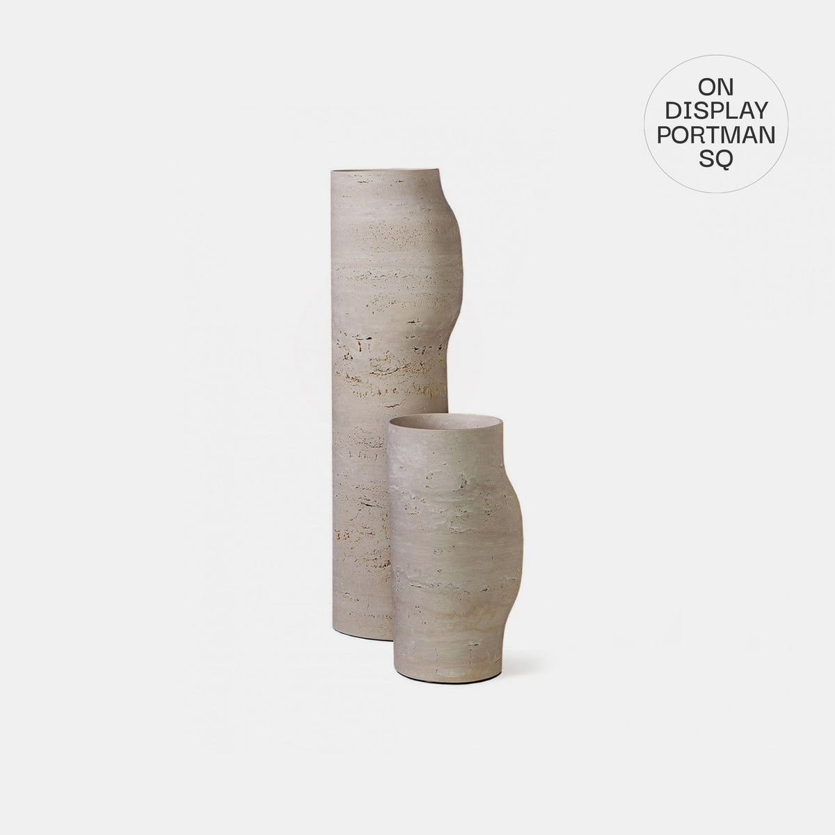 BOS Vase - Travertine