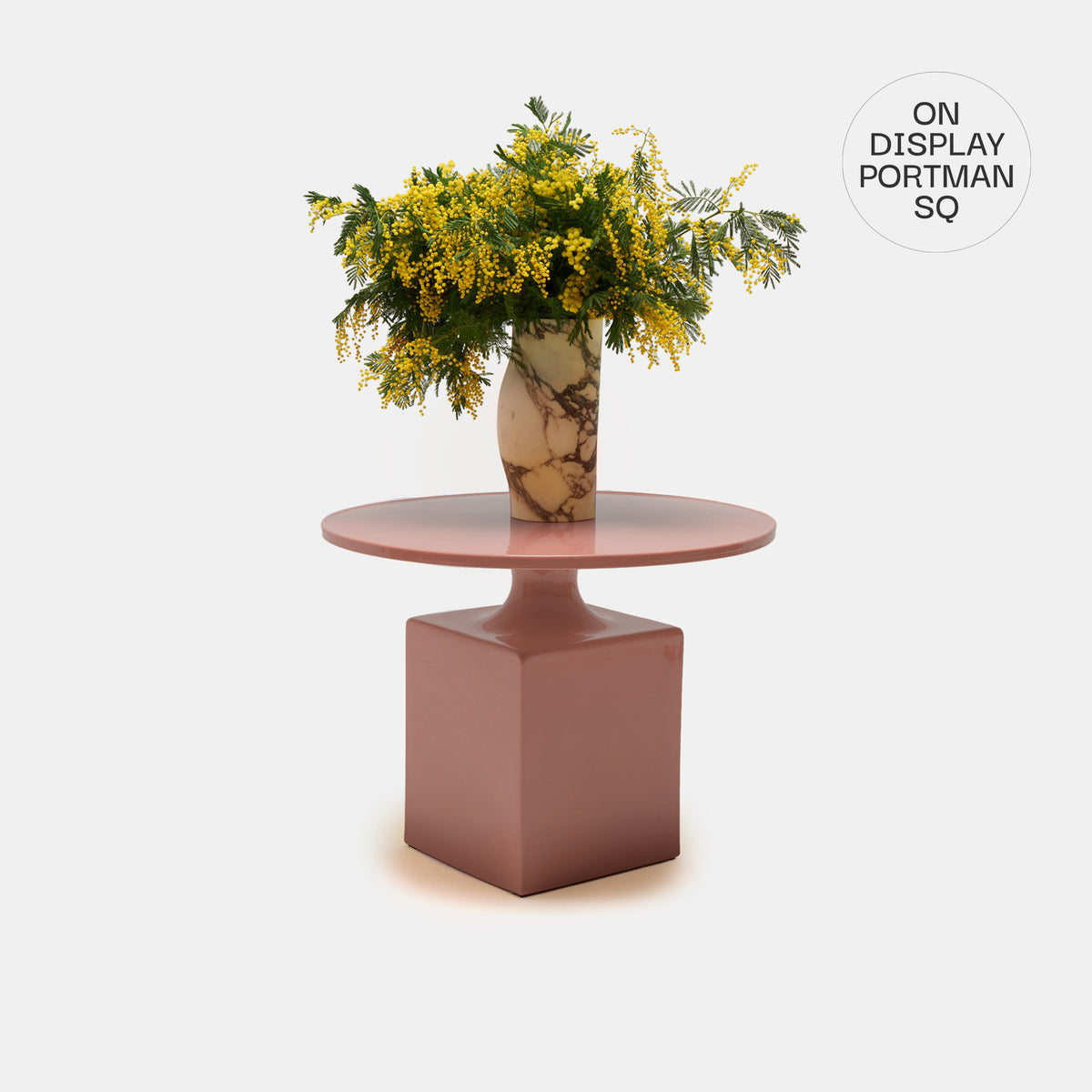 OUK2 Enameled Ceramic Side Table