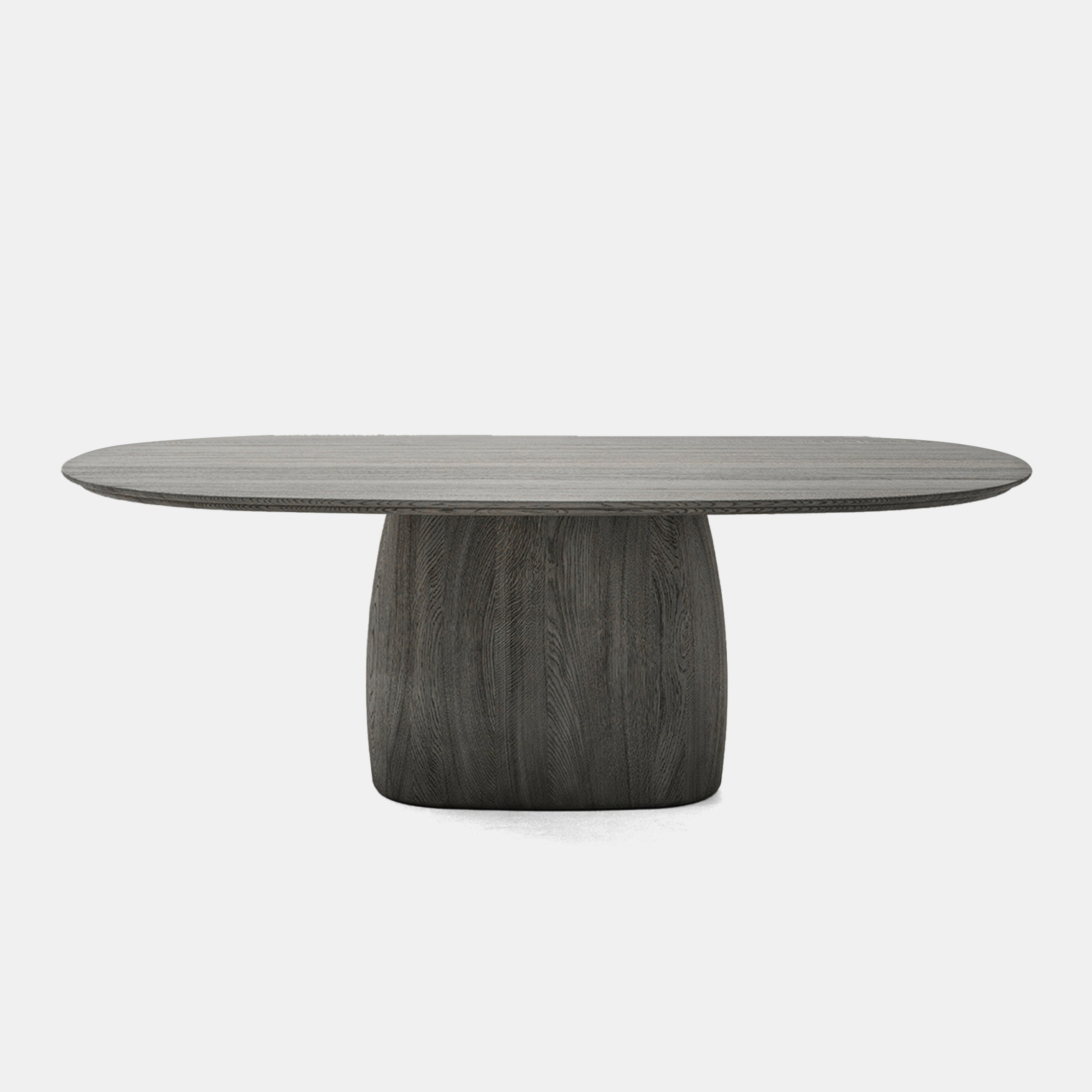 Barrel Semi-Oval Dining Table