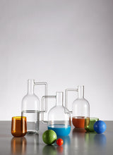 Boccia Medium - Clear with marble lid - Monologue London