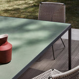 Offset Outdoor Dining Table