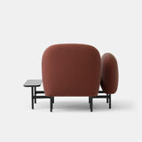 Isole Armchair With Rectangular Table - Red - Monologue London