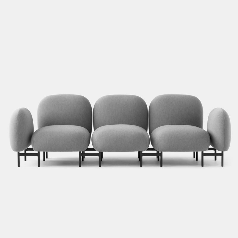 Isole 3 Seater Sofa With Arms - Ash Grey - Monologue London