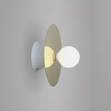 Disc and Sphere Wall Lamp