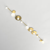 Line and Globes Ceiling Lamp - Discs
