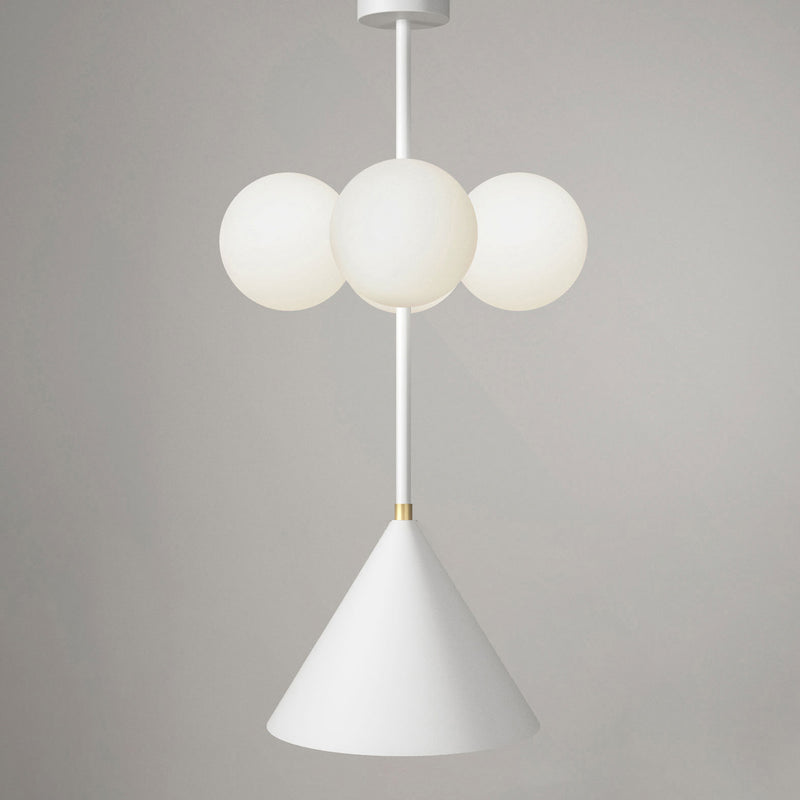 Axis Pendant - Cone and Globes