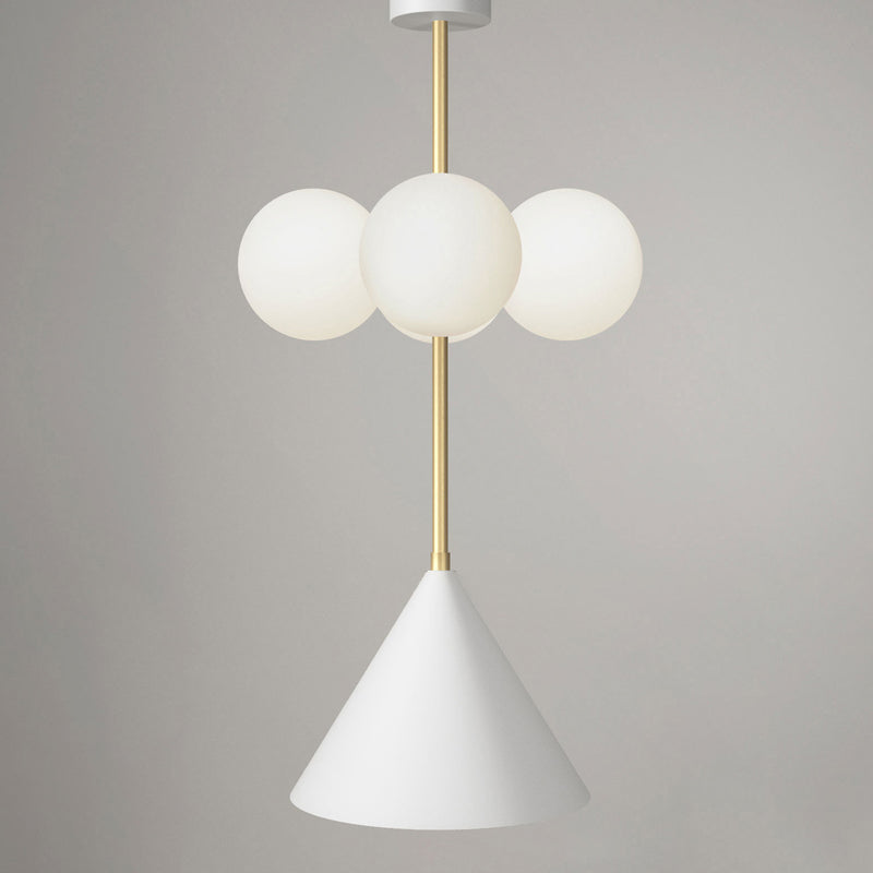 Axis Pendant - Cone and Globes