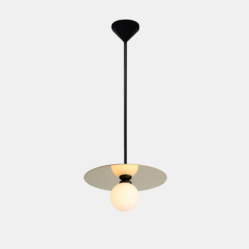 Disc and Sphere Pendant Lamp - Monologue London