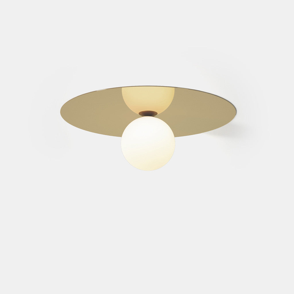 Plate and Sphere Ceiling Light - Monologue London