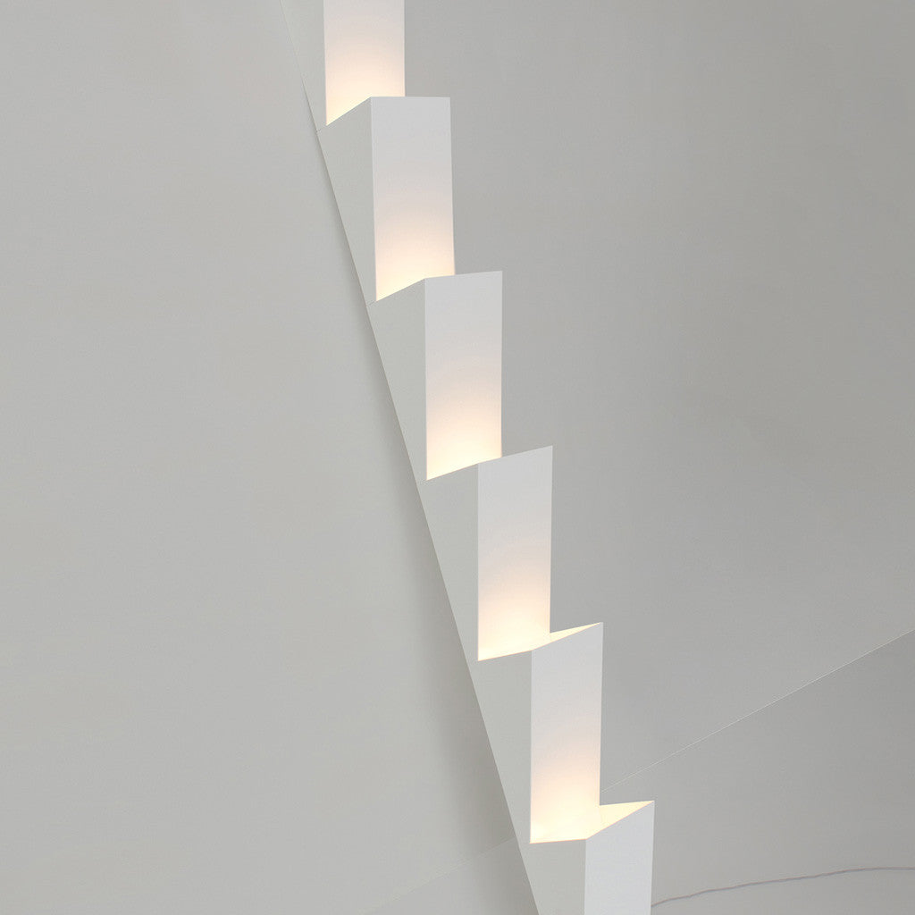 Steps Floor Lamp - White - Monologue London