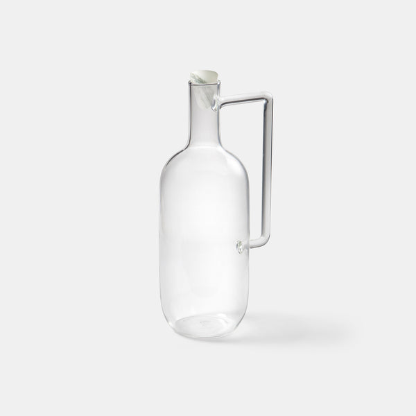 Boccia Large - Clear with marble lid - Monologue London