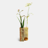 Posture Vase 2 - Green Brown Onyx